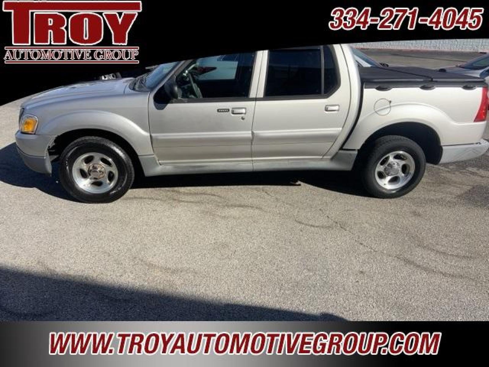 2005 Silver Birch Clearcoat Metallic /Medium Pebble Ford Explorer Sport Trac XLT (1FMZU67K55U) with an 4.0L V6 SOHC Flex Fuel engine, Automatic transmission, located at 6812 Atlanta Hwy, Montgomery, AL, 36117, (334) 271-4045, 32.382118, -86.178673 - ABS brakes, Alloy wheels, Illuminated entry, Remote keyless entry.<br><br><br>Silver Birch Clearcoat Metallic 2005 Ford Explorer Sport Trac XLT RWD 4.0L V6 SOHC Flex Fuel 5-Speed Automatic with Overdrive<br><br>Financing Available---Top Value for Trades. - Photo #1