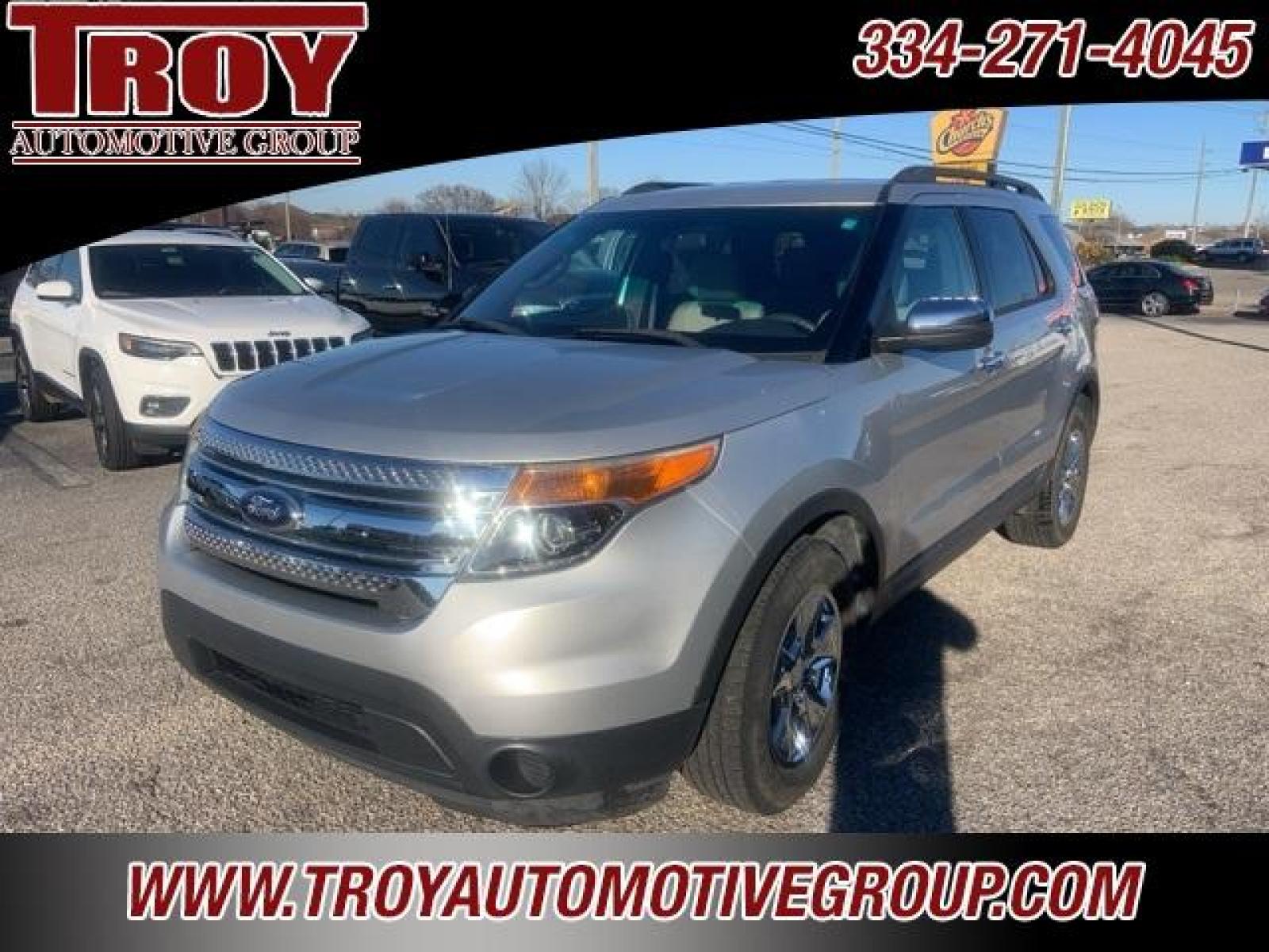 2013 Ingot Silver Metallic /Medium Light Stone Ford Explorer Base (1FM5K7B80DG) with an 3.5L 6-Cylinder SMPI DOHC engine, Automatic transmission, located at 6812 Atlanta Hwy, Montgomery, AL, 36117, (334) 271-4045, 32.382118, -86.178673 - Silver 2013 Ford Explorer FWD 3.5L 6-Cylinder SMPI DOHC 6-Speed Automatic with Select-Shift<br><br>Financing Available---Top Value for Trades.<br><br>Odometer is 39261 miles below market average!<br><br><br>Awards:<br> * Ward's 10 Best Engines * 2013 KBB.com 5-Year Cost to Own Awards * 2013 KBB - Photo #3