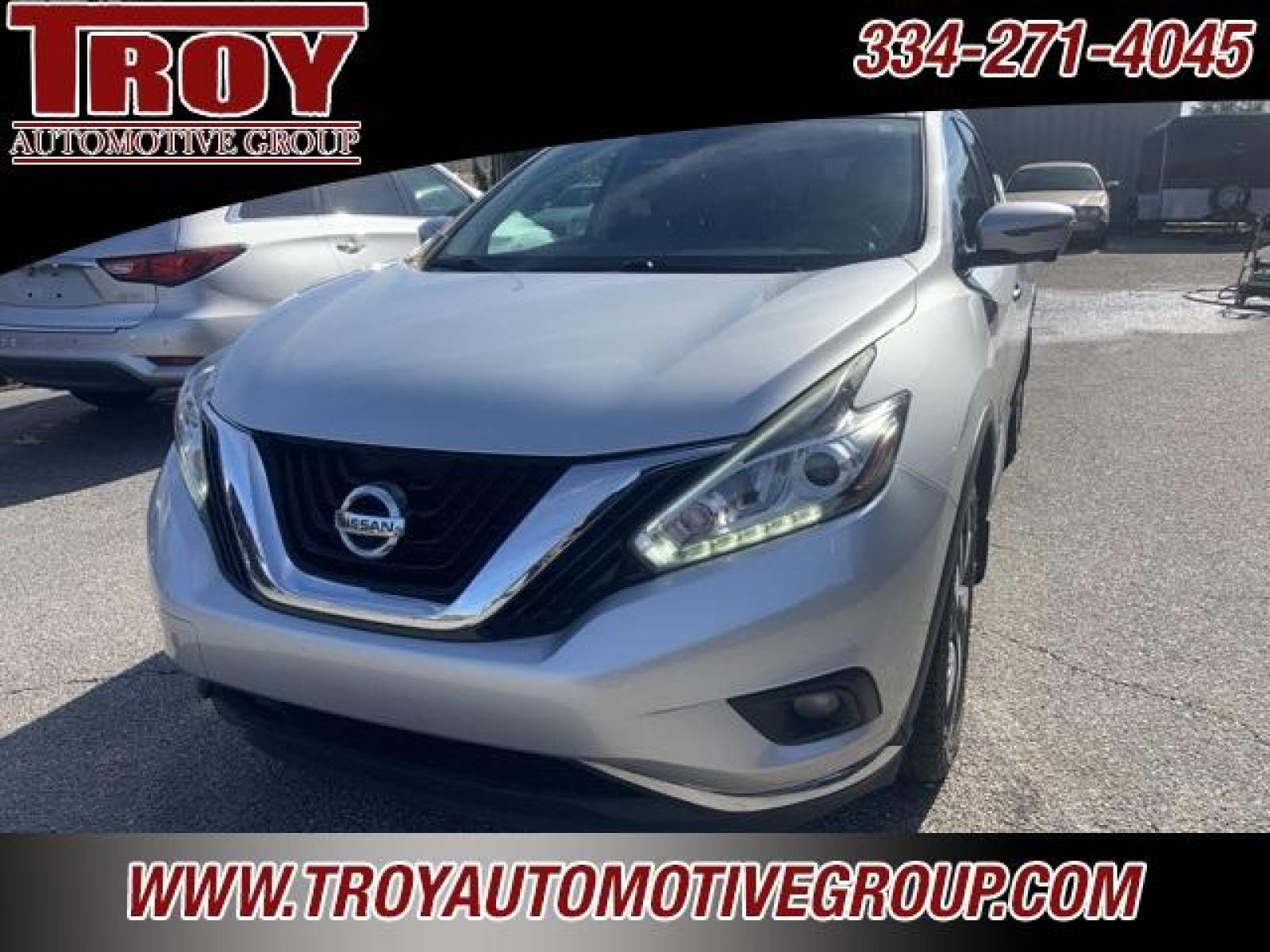 2016 Brilliant Silver Metallic /Brown Nissan Murano Platinum (5N1AZ2MG5GN) with an 3.5L V6 DOHC engine, CVT transmission, located at 6812 Atlanta Hwy, Montgomery, AL, 36117, (334) 271-4045, 32.382118, -86.178673 - Brilliant Silver Metallic 2016 Nissan Murano Platinum FWD 3.5L V6 DOHC CVT with Xtronic<br><br>Financing Available---Top Value for Trades.<br><br>21/28 City/Highway MPG - Photo #7