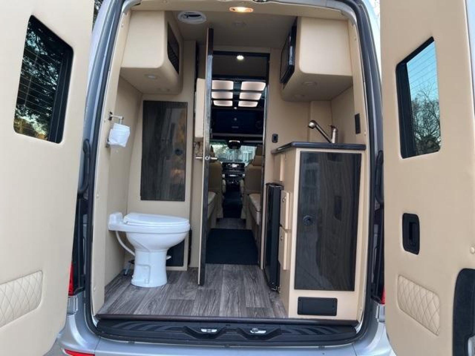 2021 Iridium Silver /Tan Mercedes-Benz Sprinter 3500 Ultimate Toys Conversion Van (W1X8ED3Y4MP) with an 3.0L V6 Turbodiesel engine, Automatic transmission, located at 6812 Atlanta Hwy, Montgomery, AL, 36117, (334) 271-4045, 32.382118, -86.178673 - 2021'/2022' Mercedes Benz Sprinter 3500 Dual Rear Wheels Conversion Van by Ultimate Toys (www.ultimatetoys.com). The Mercedes Chassis is a 2021' model but the Conversion and original sale was not until June of 2022'. 9,835 Original Miles, 3.0 Mercedes Diesel, This model is Ultimate Toys (Ultimate Tr - Photo #24