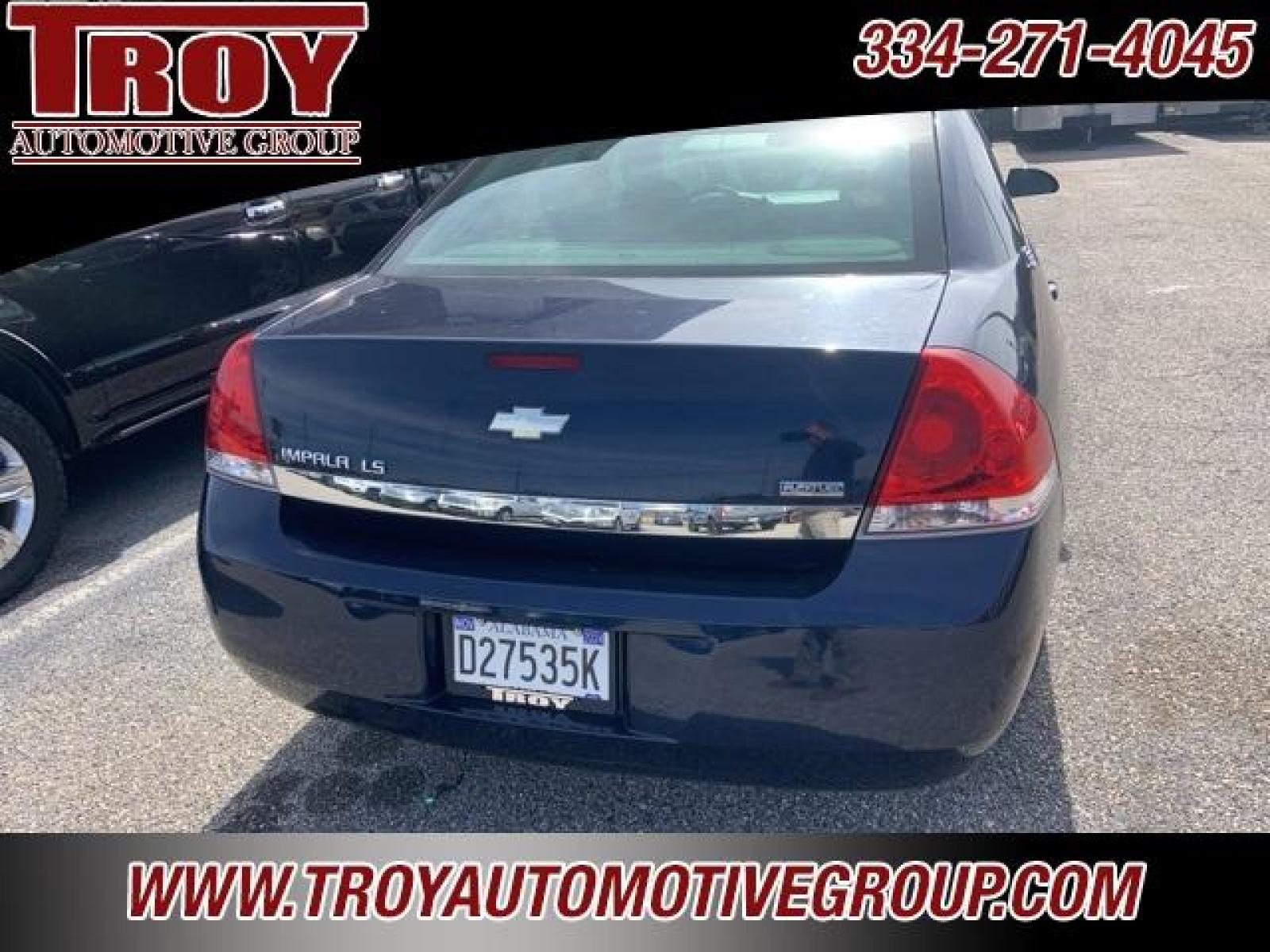 2008 Imperial Blue Metallic /Gray Chevrolet Impala LS (2G1WB58KX81) with an 3.5L V6 SFI Flex Fuel engine, Automatic transmission, located at 6812 Atlanta Hwy, Montgomery, AL, 36117, (334) 271-4045, 32.382118, -86.178673 - 1-Owner!! <br>Power Seat! <br> - Photo #4