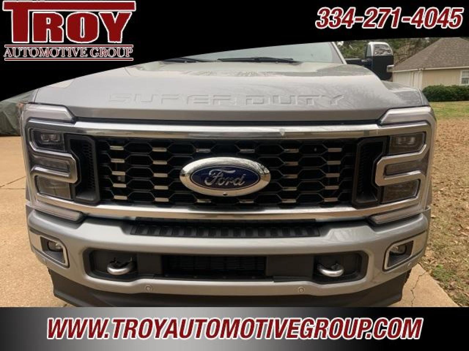 2024 Iconic Silver Metallic /Black Onyx Ford F-450SD Platinum (1FT8W4DT9RE) with an Power Stroke 6.7L V8 DI 32V OHV Turbodiesel engine, Automatic transmission, located at 6812 Atlanta Hwy, Montgomery, AL, 36117, (334) 271-4045, 32.382118, -86.178673 - Iconic Silver Metallic 2024 Ford F-450SD Platinum 4WD DRW Power Stroke 6.7L V8 DI 32V OHV Turbodiesel 10-Speed Automatic<br><br>Financing Available---Top Value for Trades. - Photo #9