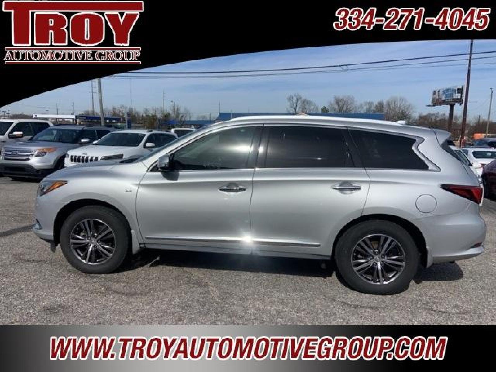2017 Liquid Platinum /Graphite INFINITI QX60 Base (5N1DL0MN1HC) with an 3.5L V6 engine, CVT transmission, located at 6812 Atlanta Hwy, Montgomery, AL, 36117, (334) 271-4045, 32.382118, -86.178673 - Liquid Platinum 2017 INFINITI QX60 FWD 3.5L V6 Sport-Tuned CVT<br><br>Financing Available---Top Value for Trades.<br><br>Odometer is 694 miles below market average! 20/27 City/Highway MPG<br><br><br>Awards:<br> * 2017 IIHS Top Safety Pick * 2017 KBB.com 5-Year Cost to Own Awards - Photo #1