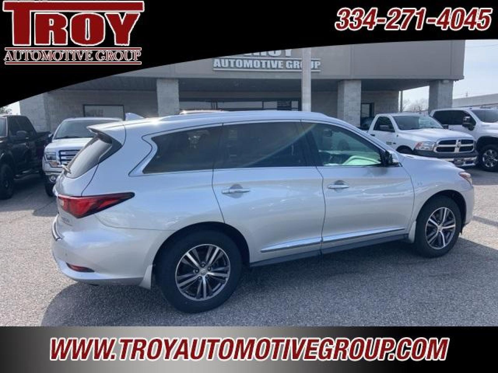 2017 Liquid Platinum /Graphite INFINITI QX60 Base (5N1DL0MN1HC) with an 3.5L V6 engine, CVT transmission, located at 6812 Atlanta Hwy, Montgomery, AL, 36117, (334) 271-4045, 32.382118, -86.178673 - Liquid Platinum 2017 INFINITI QX60 FWD 3.5L V6 Sport-Tuned CVT<br><br>Financing Available---Top Value for Trades.<br><br>Odometer is 694 miles below market average! 20/27 City/Highway MPG<br><br><br>Awards:<br> * 2017 IIHS Top Safety Pick * 2017 KBB.com 5-Year Cost to Own Awards - Photo #8