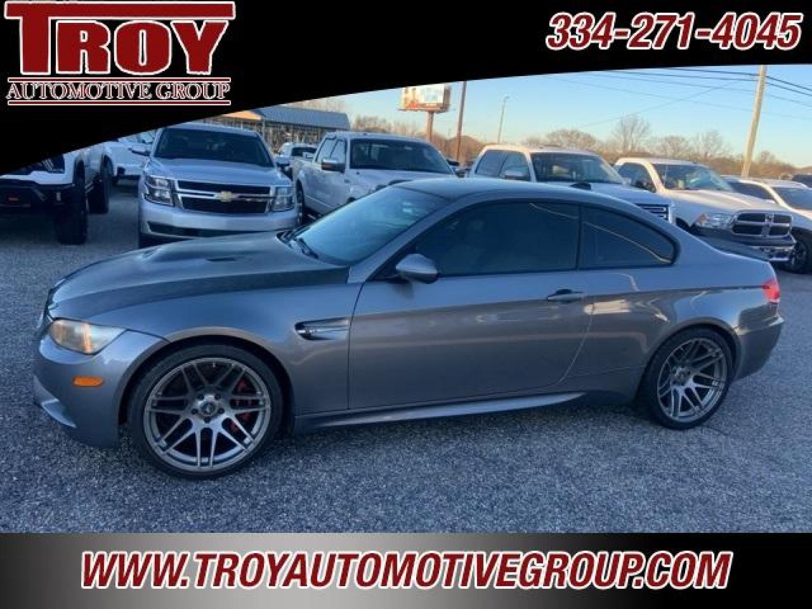 2008 Space Gray Metallic /Silver Novillo BMW M3 Base (WBSWD93578P) with an 4.0L V8 DOHC 32V engine, Automatic transmission, located at 6812 Atlanta Hwy, Montgomery, AL, 36117, (334) 271-4045, 32.382118, -86.178673 - Previous Salvage Title Car! Air Bag Light On!! <br>$3000 Forgestar Performance Wheels and Tires!!<br>Space Gray Metallic 2008 BMW M3 RWD 4.0L V8 DOHC 32V 7-Speed Automatic<br><br>Financing Available---Top Value for Trades.<br><br><br>Awards:<br> * 2008 KBB.com Brand Image Awards - Photo #3