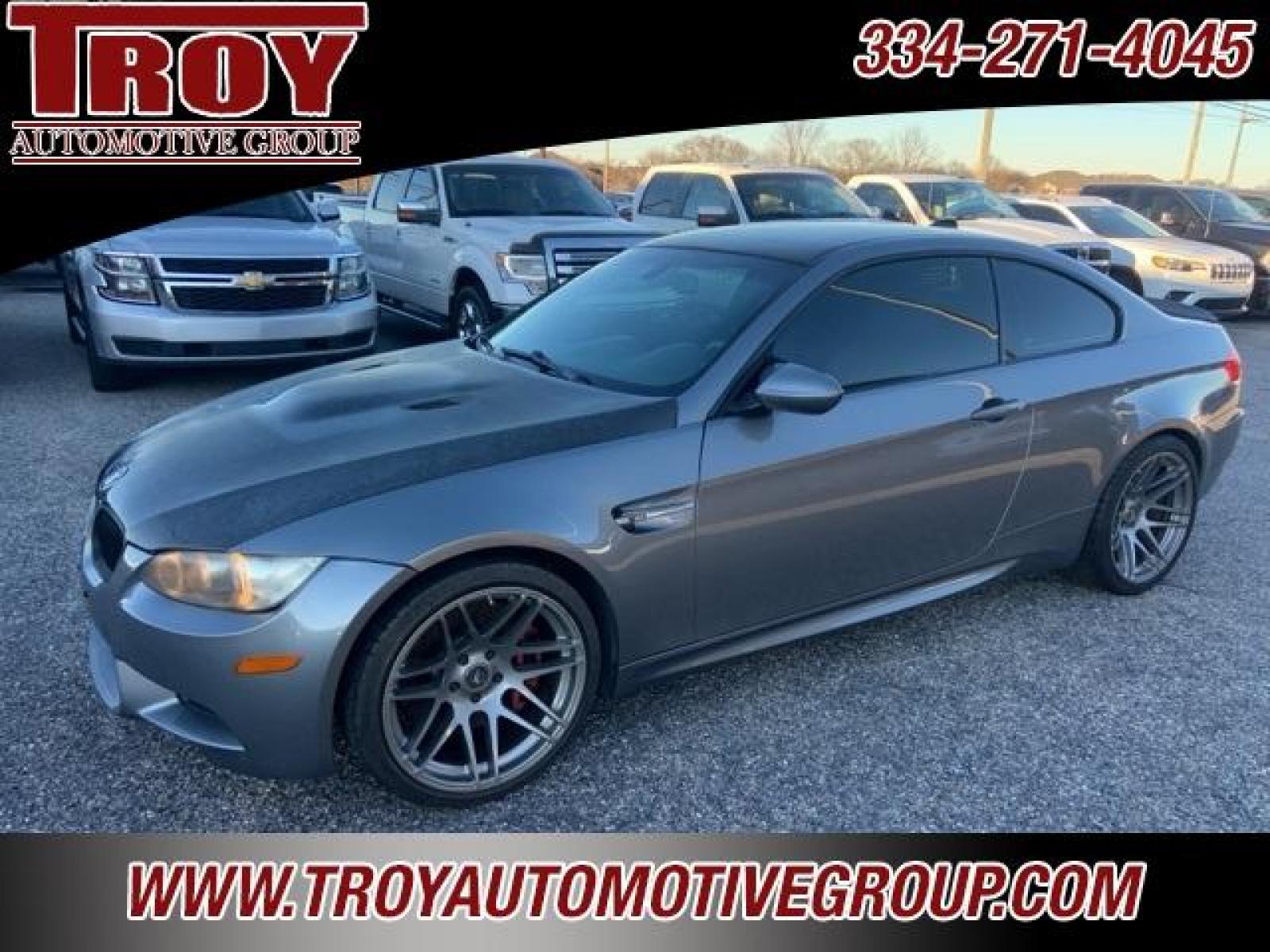 2008 Space Gray Metallic /Silver Novillo BMW M3 Base (WBSWD93578P) with an 4.0L V8 DOHC 32V engine, Automatic transmission, located at 6812 Atlanta Hwy, Montgomery, AL, 36117, (334) 271-4045, 32.382118, -86.178673 - Previous Salvage Title Car! Air Bag Light On!! <br>$3000 Forgestar Performance Wheels and Tires!!<br>Space Gray Metallic 2008 BMW M3 RWD 4.0L V8 DOHC 32V 7-Speed Automatic<br><br>Financing Available---Top Value for Trades.<br><br><br>Awards:<br> * 2008 KBB.com Brand Image Awards - Photo #4