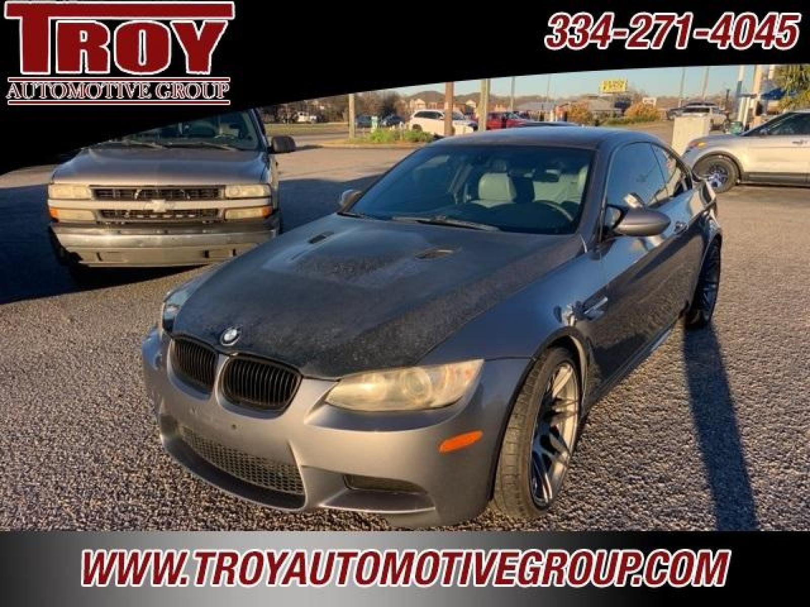 2008 Space Gray Metallic /Silver Novillo BMW M3 Base (WBSWD93578P) with an 4.0L V8 DOHC 32V engine, Automatic transmission, located at 6812 Atlanta Hwy, Montgomery, AL, 36117, (334) 271-4045, 32.382118, -86.178673 - Previous Salvage Title Car! Air Bag Light On!! <br>$3000 Forgestar Performance Wheels and Tires!!<br>Space Gray Metallic 2008 BMW M3 RWD 4.0L V8 DOHC 32V 7-Speed Automatic<br><br>Financing Available---Top Value for Trades.<br><br><br>Awards:<br> * 2008 KBB.com Brand Image Awards - Photo #58