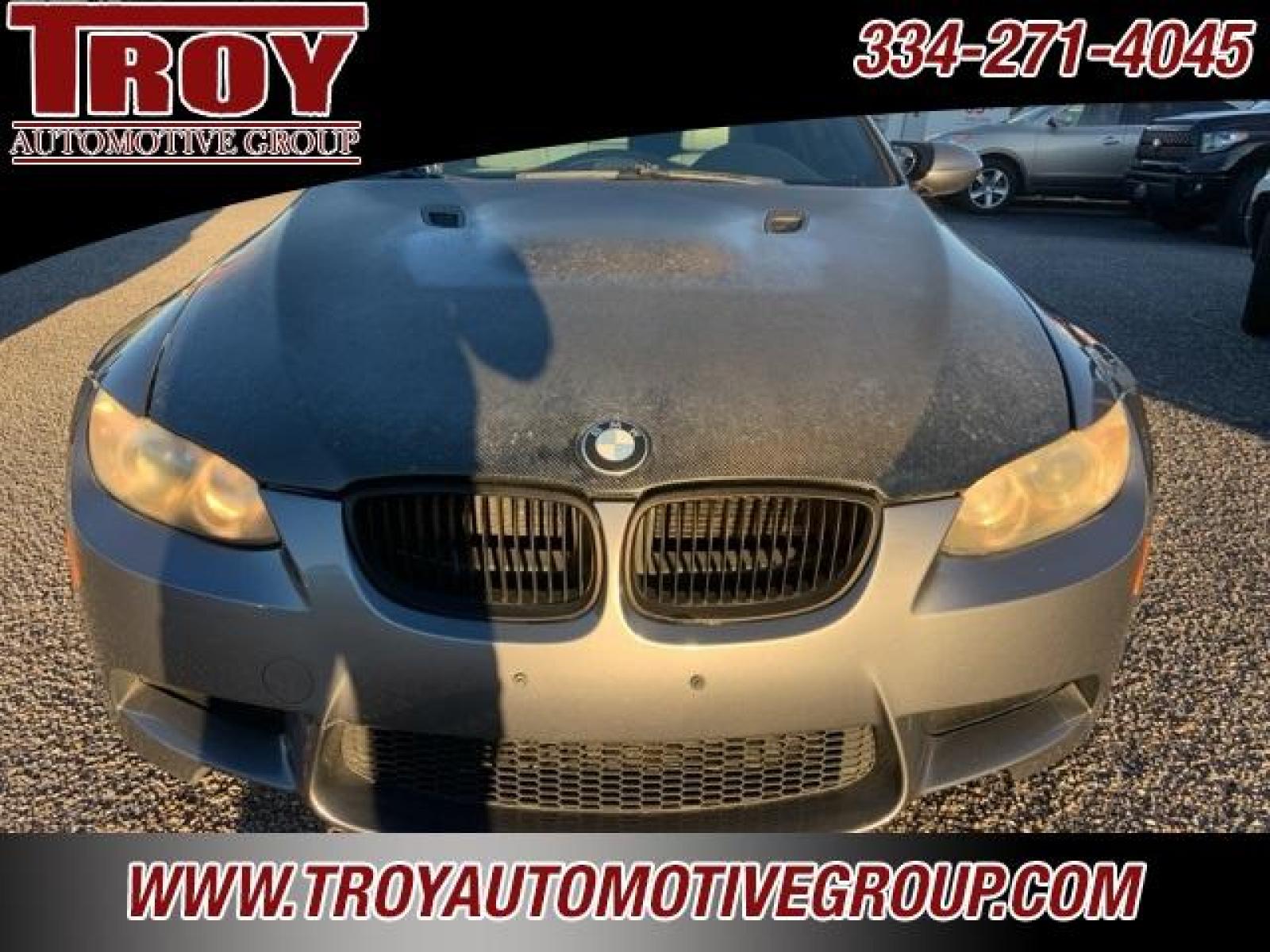 2008 Space Gray Metallic /Silver Novillo BMW M3 Base (WBSWD93578P) with an 4.0L V8 DOHC 32V engine, Automatic transmission, located at 6812 Atlanta Hwy, Montgomery, AL, 36117, (334) 271-4045, 32.382118, -86.178673 - Photo #60