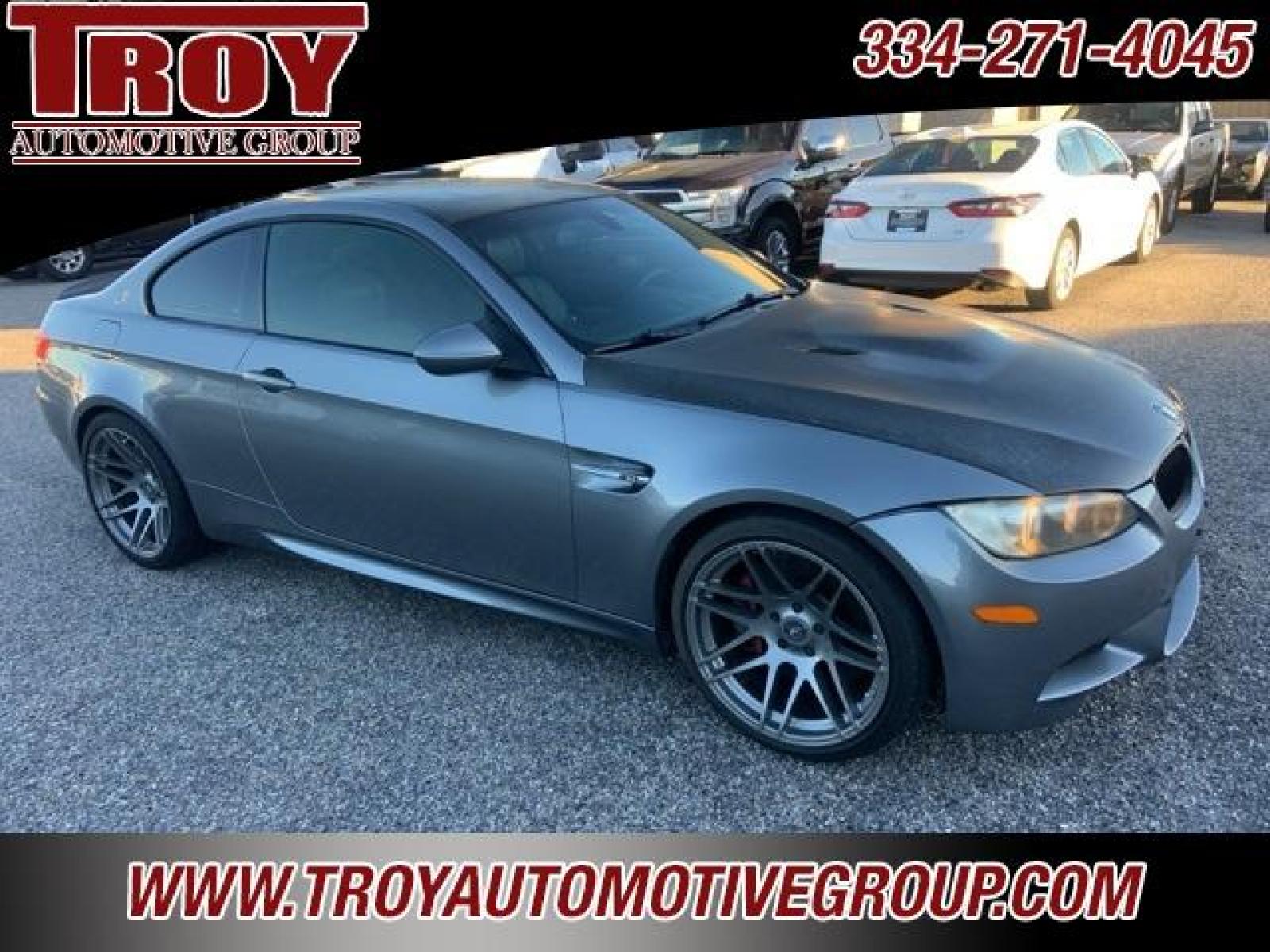 2008 Space Gray Metallic /Silver Novillo BMW M3 Base (WBSWD93578P) with an 4.0L V8 DOHC 32V engine, Automatic transmission, located at 6812 Atlanta Hwy, Montgomery, AL, 36117, (334) 271-4045, 32.382118, -86.178673 - Previous Salvage Title Car! Air Bag Light On!! <br>$3000 Forgestar Performance Wheels and Tires!!<br>Space Gray Metallic 2008 BMW M3 RWD 4.0L V8 DOHC 32V 7-Speed Automatic<br><br>Financing Available---Top Value for Trades.<br><br><br>Awards:<br> * 2008 KBB.com Brand Image Awards - Photo #8