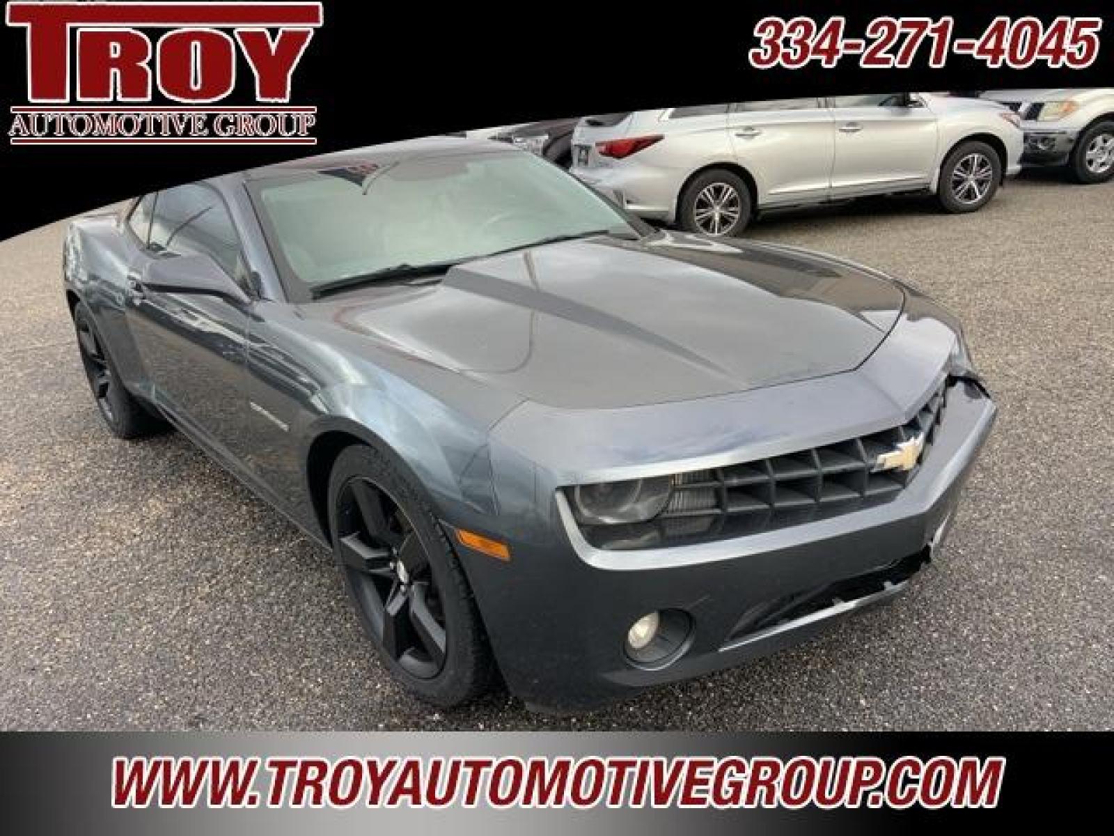 2011 Cyber Gray Metallic /Gray Chevrolet Camaro 2LT (2G1FC1ED7B9) with an 3.6L V6 SIDI VVT engine, Automatic transmission, located at 6812 Atlanta Hwy, Montgomery, AL, 36117, (334) 271-4045, 32.382118, -86.178673 - Torn Seat!! Front Bumper Cracked!!<br>Dent in quarter pane!!<br>Cyber Gray Metallic 2011 Chevrolet Camaro 2LT RWD 2LT 3.6L V6 SIDI VVT 6-Speed Automatic with TapShift<br><br>Financing Available---Top Value for Trades.<br><br>18/29 City/Highway MPG<br><br><br>Awards:<br> * JD Power Dependability S - Photo #5