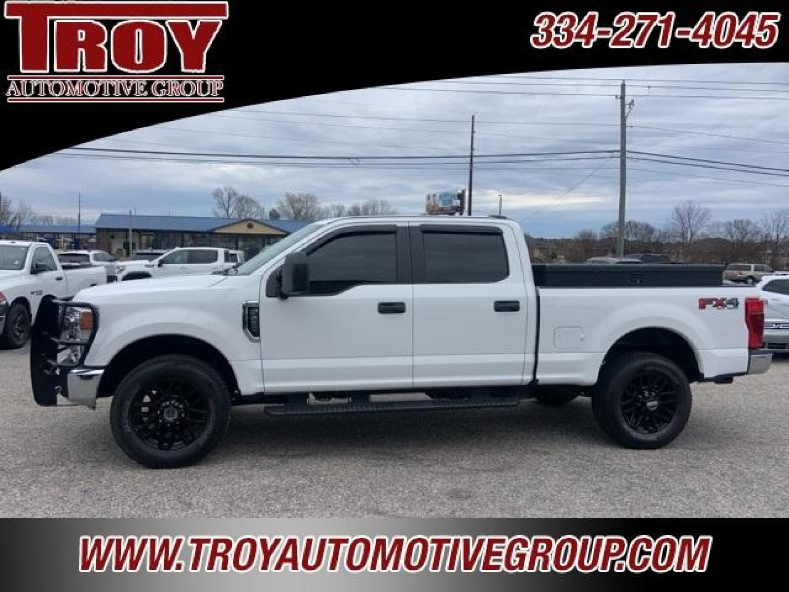 2021 Oxford White /Medium Earth Gray Ford F-250SD XL (1FT7W2B67ME) with an 6.2L V8 EFI SOHC 16V Flex Fuel engine, Automatic transmission, located at 6812 Atlanta Hwy, Montgomery, AL, 36117, (334) 271-4045, 32.382118, -86.178673 - Photo #0