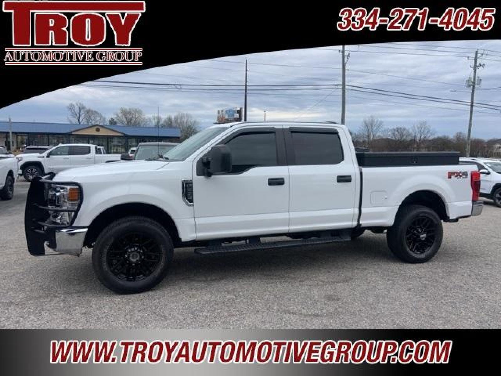 2021 Oxford White /Medium Earth Gray Ford F-250SD XL (1FT7W2B67ME) with an 6.2L V8 EFI SOHC 16V Flex Fuel engine, Automatic transmission, located at 6812 Atlanta Hwy, Montgomery, AL, 36117, (334) 271-4045, 32.382118, -86.178673 - Photo #1