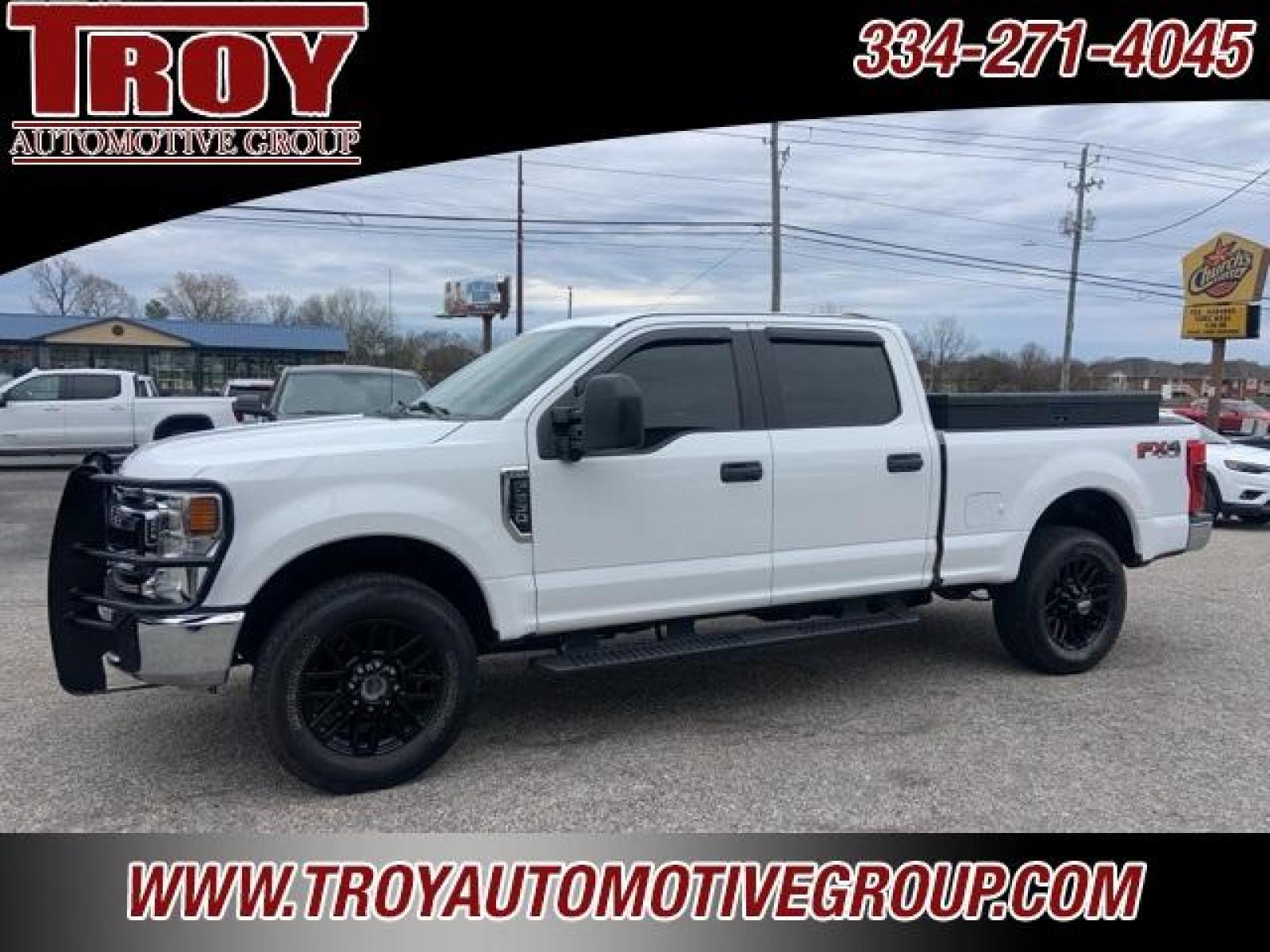 2021 Oxford White /Medium Earth Gray Ford F-250SD XL (1FT7W2B67ME) with an 6.2L V8 EFI SOHC 16V Flex Fuel engine, Automatic transmission, located at 6812 Atlanta Hwy, Montgomery, AL, 36117, (334) 271-4045, 32.382118, -86.178673 - Photo #2