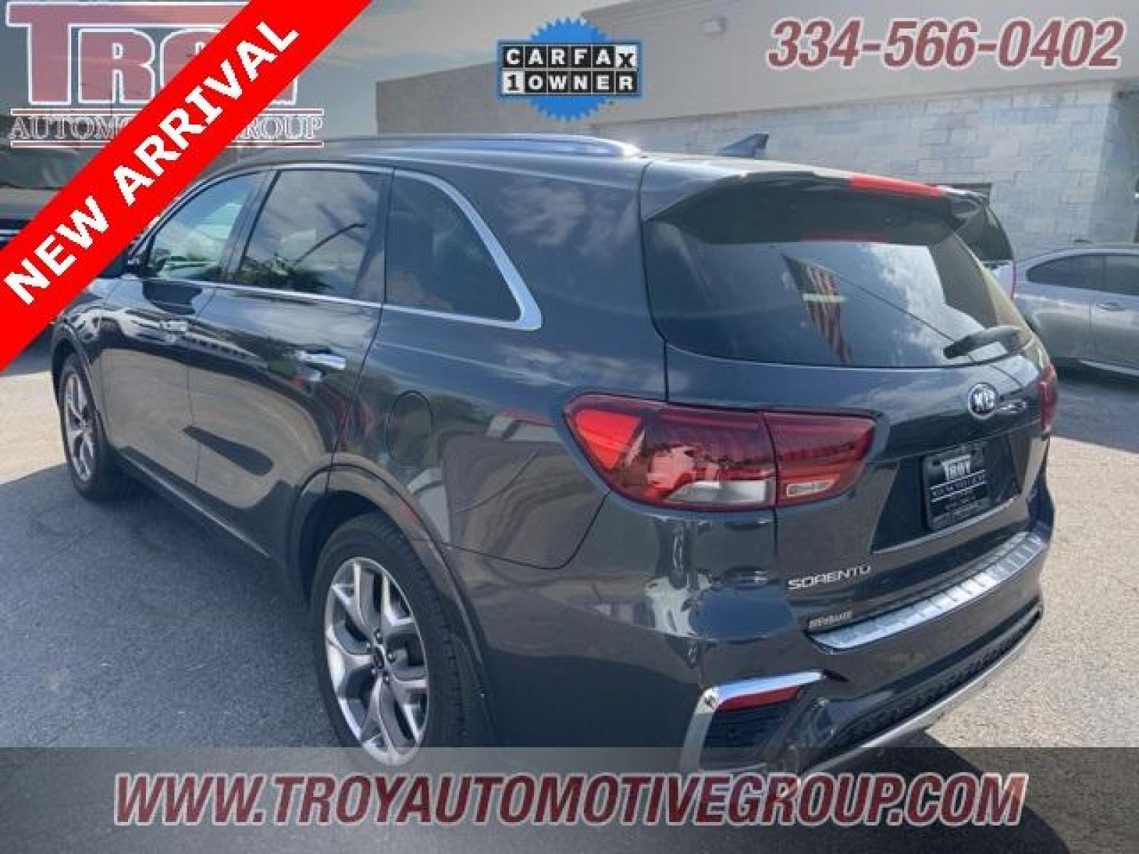 2019 Platinum Graphite /Satin Black Kia Sorento SX (5XYPK4A58KG) with an V6 engine, Automatic transmission, located at 6812 Atlanta Hwy, Montgomery, AL, 36117, (334) 271-4045, 32.382118, -86.178673 - 1-Owner!!<br>Local Trade!!<br>Panoramic Sunroof!! - Photo #7