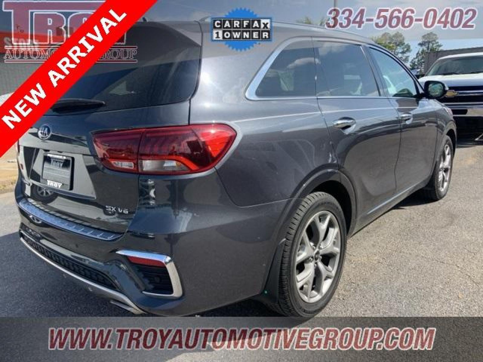 2019 Platinum Graphite /Satin Black Kia Sorento SX (5XYPK4A58KG) with an V6 engine, Automatic transmission, located at 6812 Atlanta Hwy, Montgomery, AL, 36117, (334) 271-4045, 32.382118, -86.178673 - 1-Owner!!<br>Local Trade!!<br>Panoramic Sunroof!! - Photo #10