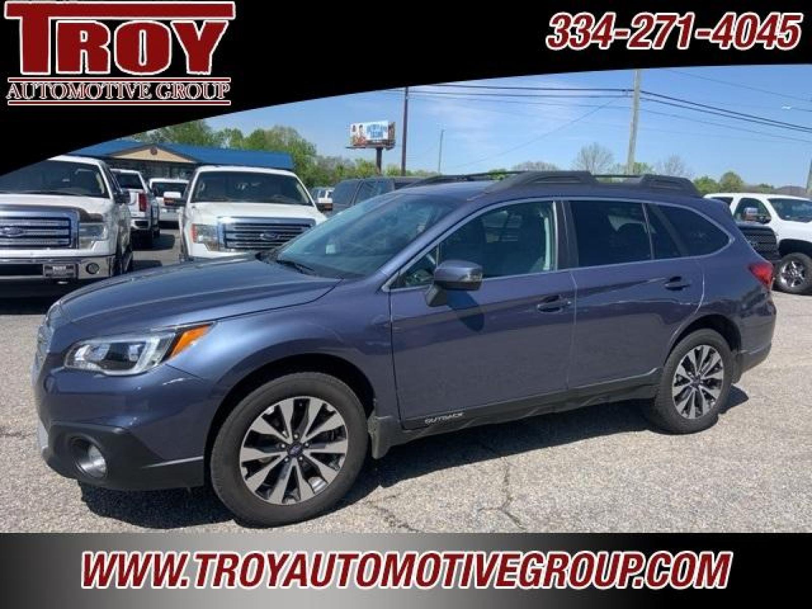 2017 Twilight Blue Metallic /Slate Black Subaru Outback 2.5i (4S4BSANC0H3) with an 2.5L 4-Cylinder DOHC 16V engine, CVT transmission, located at 6812 Atlanta Hwy, Montgomery, AL, 36117, (334) 271-4045, 32.382118, -86.178673 - Photo #2