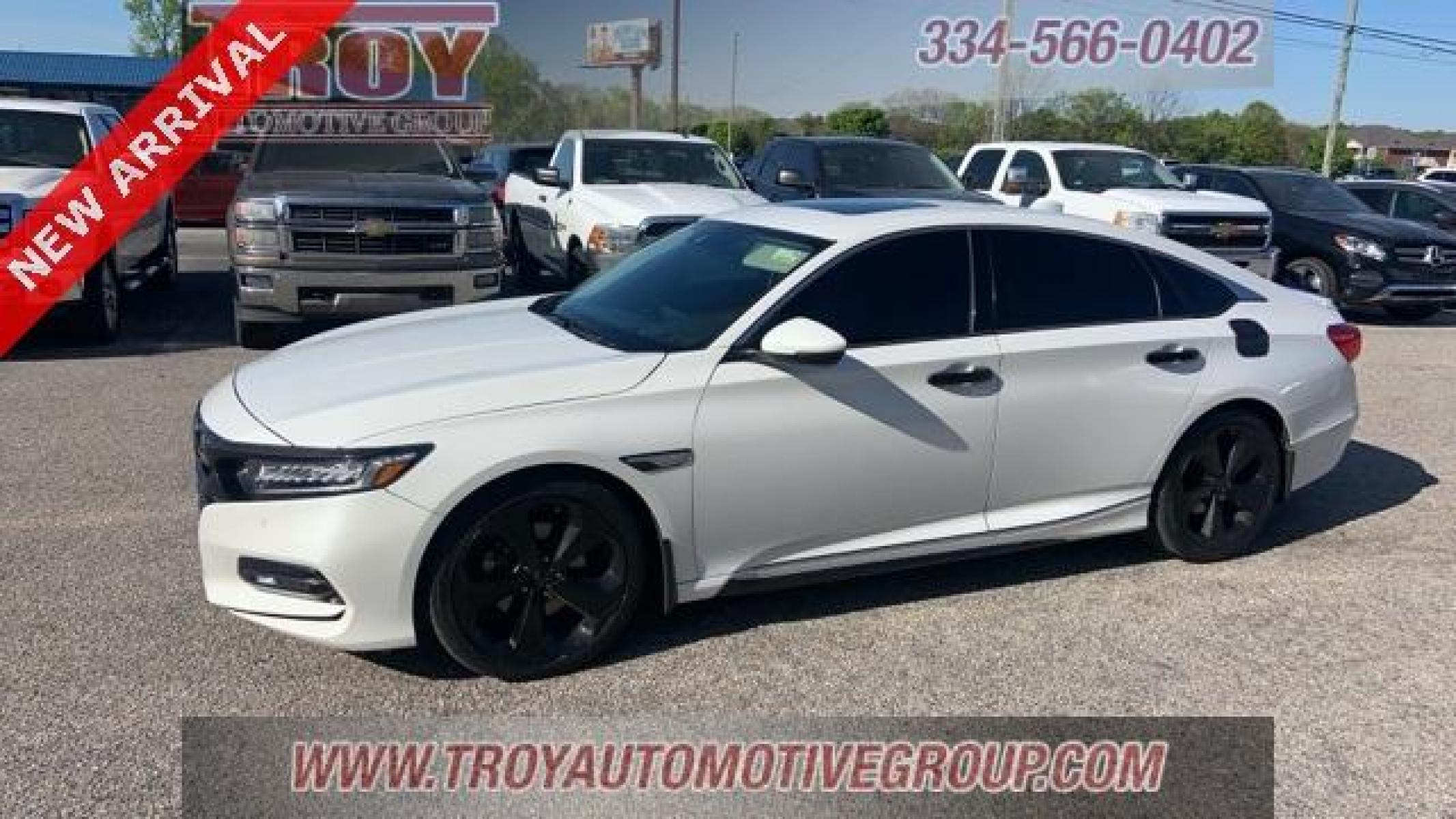 2018 Platinum White Pearl /Gray Honda Accord Touring 2.0T (1HGCV2F9XJA) with an I4 DOHC 16V Turbocharged engine, Automatic transmission, located at 6812 Atlanta Hwy, Montgomery, AL, 36117, (334) 271-4045, 32.382118, -86.178673 - Photo #2