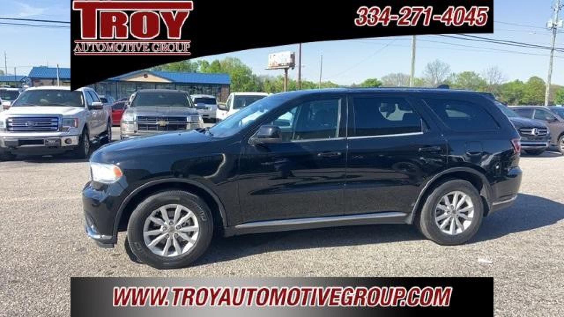 2020 DB Black Crystal Clearcoat /Black Dodge Durango SXT (1C4RDHAG8LC) with an 3.6L V6 24V VVT engine, Automatic transmission, located at 6812 Atlanta Hwy, Montgomery, AL, 36117, (334) 271-4045, 32.382118, -86.178673 - Photo#1