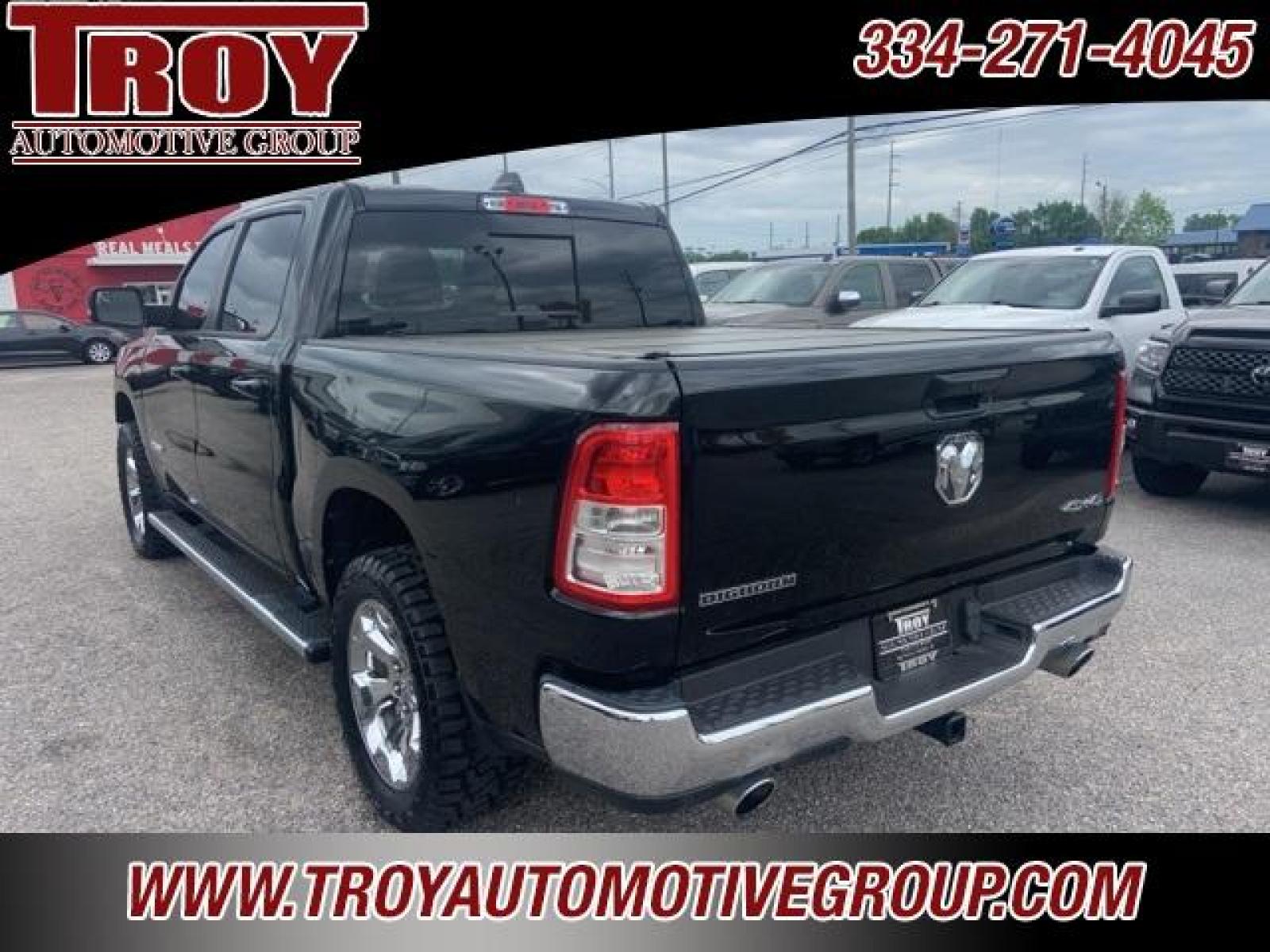 2021 Diamond Black Crystal Pearlcoat /Diesel Gray/Black Ram 1500 Big Horn/Lone Star (1C6SRFFT8MN) with an HEMI 5.7L V8 Multi Displacement VVT engine, Automatic transmission, located at 6812 Atlanta Hwy, Montgomery, AL, 36117, (334) 271-4045, 32.382118, -86.178673 - Photo #63