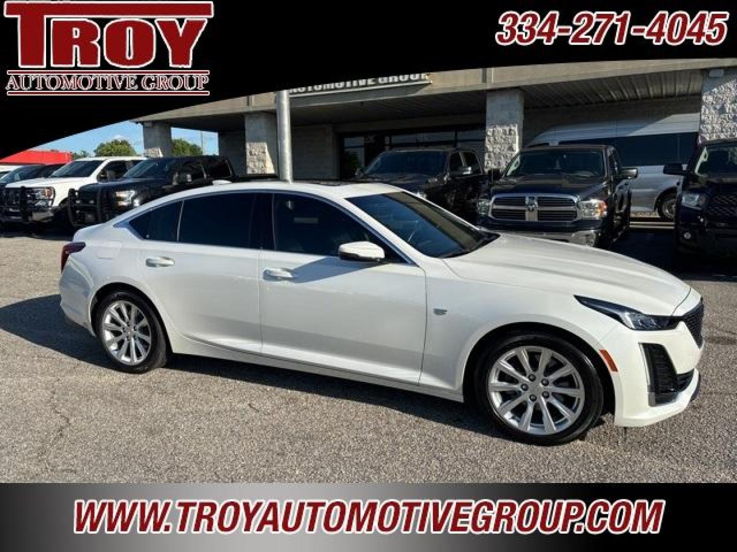 2023 Crystal White Tricoat /Whisper Beige Cadillac CT5 Luxury (1G6DW5RK1P0) with an 2.0L I4 Turbocharged DOHC 16V LEV3-SULEV30 237hp engine, Automatic transmission, located at 6812 Atlanta Hwy, Montgomery, AL, 36117, (334) 271-4045, 32.382118, -86.178673 - Priced below KBB Fair Purchase Price!<br><br>Crystal White Tricoat 2023 Cadillac CT5 Luxury RWD 2.0L I4 Turbocharged DOHC 16V LEV3-SULEV30 237hp 10-Speed Automatic<br><br>Financing Available---Top Value for Trades.<br><br>Odometer is 3750 miles below market average! 23/33 City/Highway MPG - Photo#3