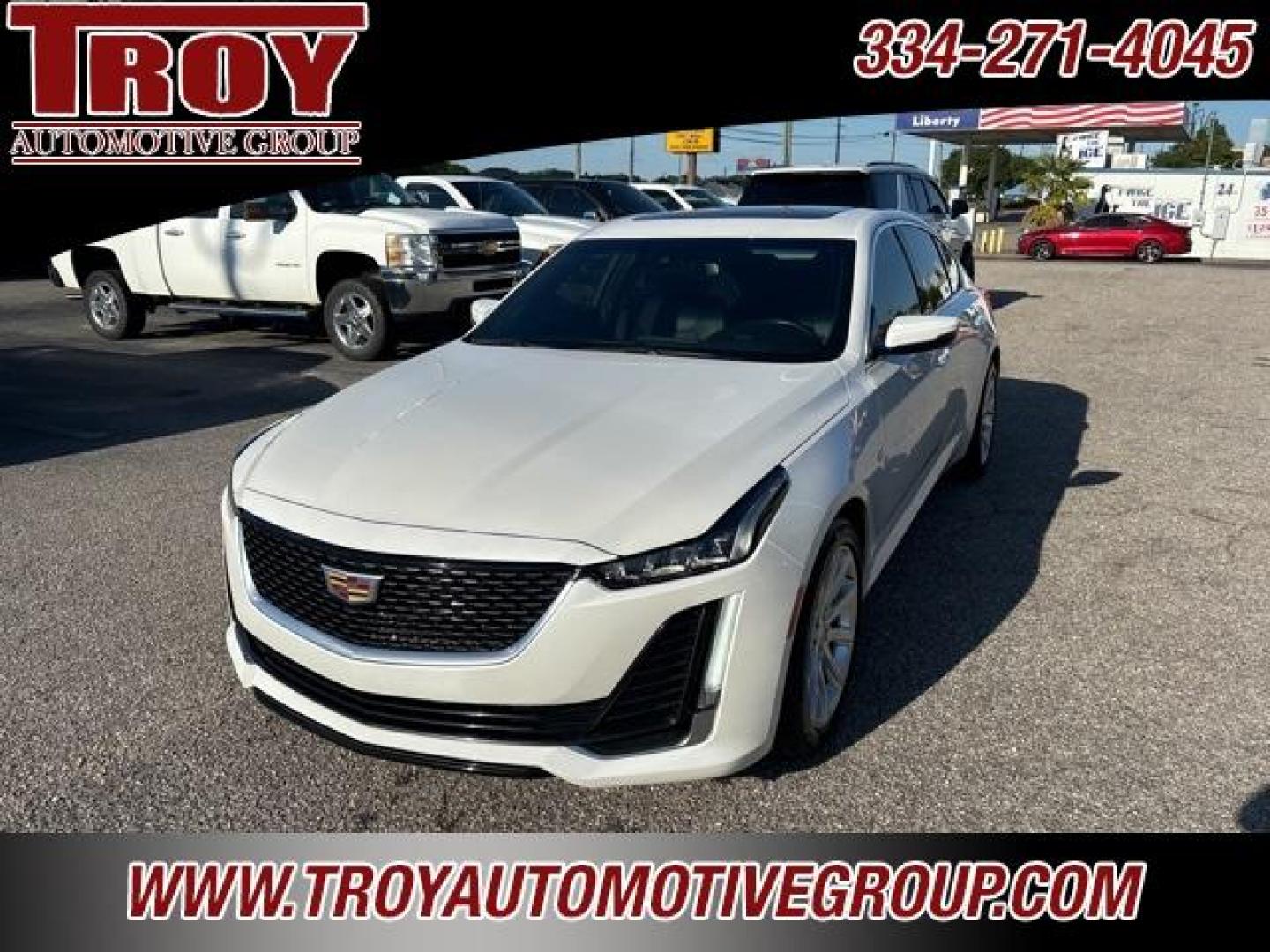 2023 Crystal White Tricoat /Whisper Beige Cadillac CT5 Luxury (1G6DW5RK1P0) with an 2.0L I4 Turbocharged DOHC 16V LEV3-SULEV30 237hp engine, Automatic transmission, located at 6812 Atlanta Hwy, Montgomery, AL, 36117, (334) 271-4045, 32.382118, -86.178673 - Priced below KBB Fair Purchase Price!<br><br>Crystal White Tricoat 2023 Cadillac CT5 Luxury RWD 2.0L I4 Turbocharged DOHC 16V LEV3-SULEV30 237hp 10-Speed Automatic<br><br>Financing Available---Top Value for Trades.<br><br>Odometer is 3750 miles below market average! 23/33 City/Highway MPG - Photo#6