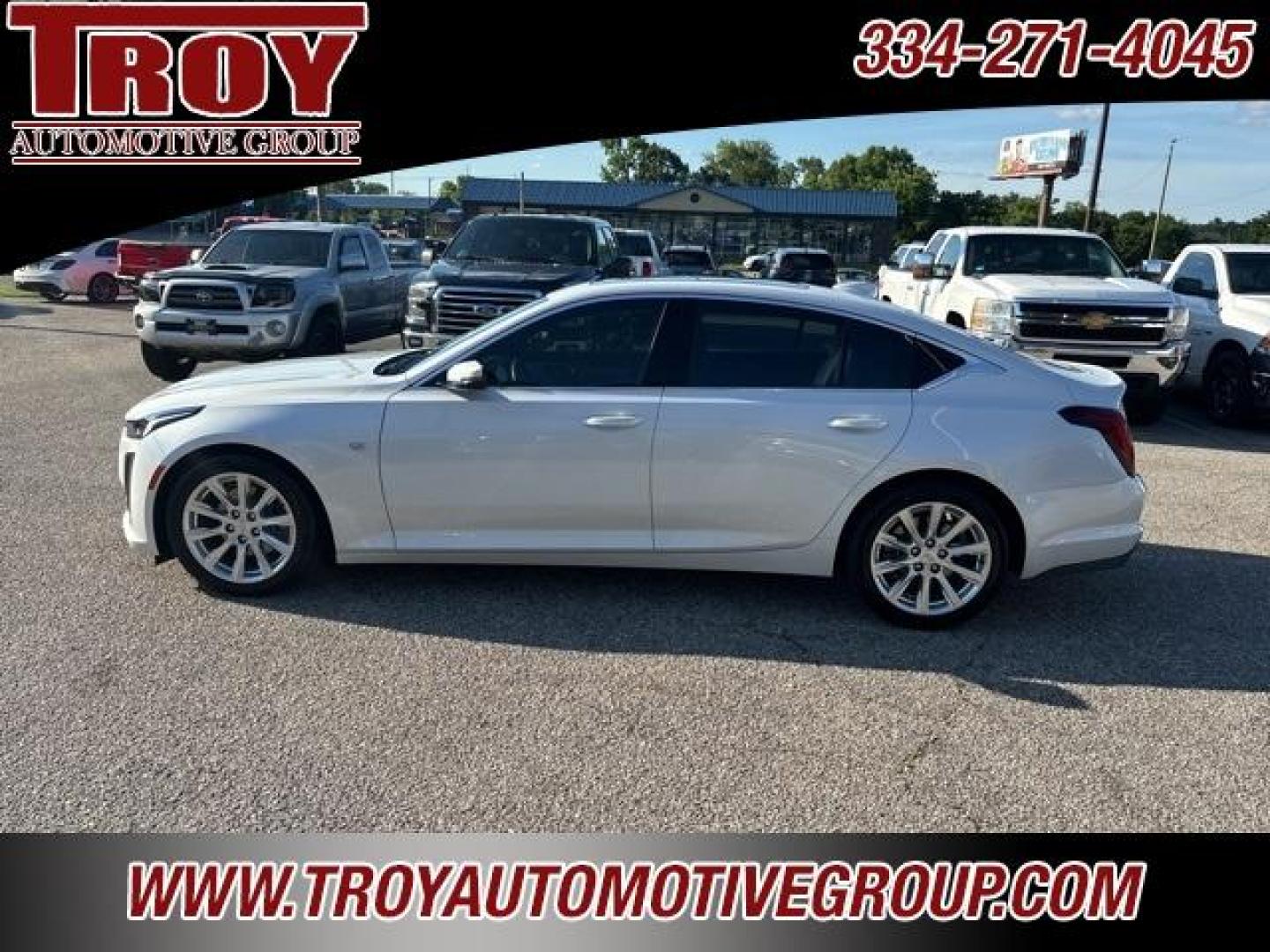 2023 Crystal White Tricoat /Whisper Beige Cadillac CT5 Luxury (1G6DW5RK1P0) with an 2.0L I4 Turbocharged DOHC 16V LEV3-SULEV30 237hp engine, Automatic transmission, located at 6812 Atlanta Hwy, Montgomery, AL, 36117, (334) 271-4045, 32.382118, -86.178673 - Priced below KBB Fair Purchase Price!<br><br>Crystal White Tricoat 2023 Cadillac CT5 Luxury RWD 2.0L I4 Turbocharged DOHC 16V LEV3-SULEV30 237hp 10-Speed Automatic<br><br>Financing Available---Top Value for Trades.<br><br>Odometer is 3750 miles below market average! 23/33 City/Highway MPG - Photo#8