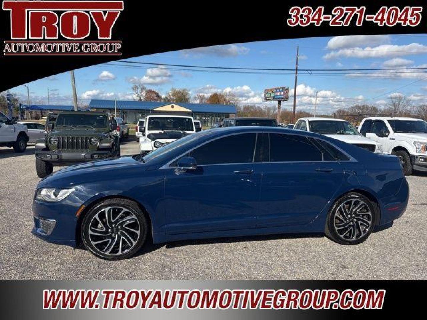 2020 Blue /Ebony Lincoln MKZ Reserve (3LN6L5E96LR) with an 2.0L I4 engine, Automatic transmission, located at 6812 Atlanta Hwy, Montgomery, AL, 36117, (334) 271-4045, 32.382118, -86.178673 - <br>Power Sunroof!!<br>2 Master Keys w/Remote Start!! - Photo#0