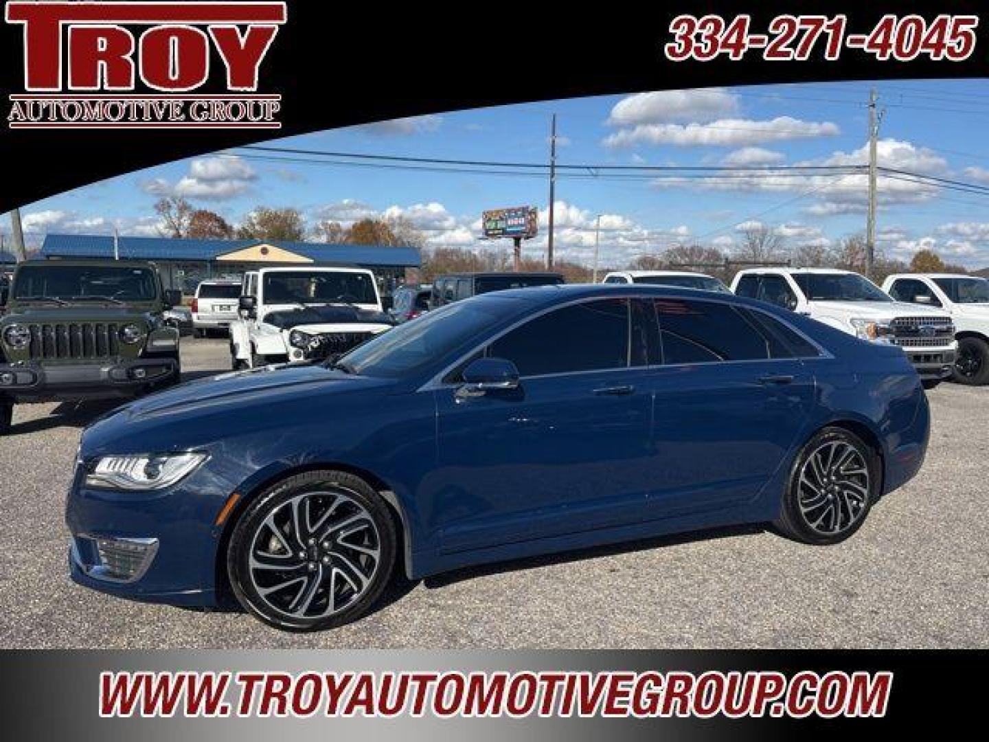 2020 Blue /Ebony Lincoln MKZ Reserve (3LN6L5E96LR) with an 2.0L I4 engine, Automatic transmission, located at 6812 Atlanta Hwy, Montgomery, AL, 36117, (334) 271-4045, 32.382118, -86.178673 - <br>Power Sunroof!!<br>2 Master Keys w/Remote Start!! - Photo#3