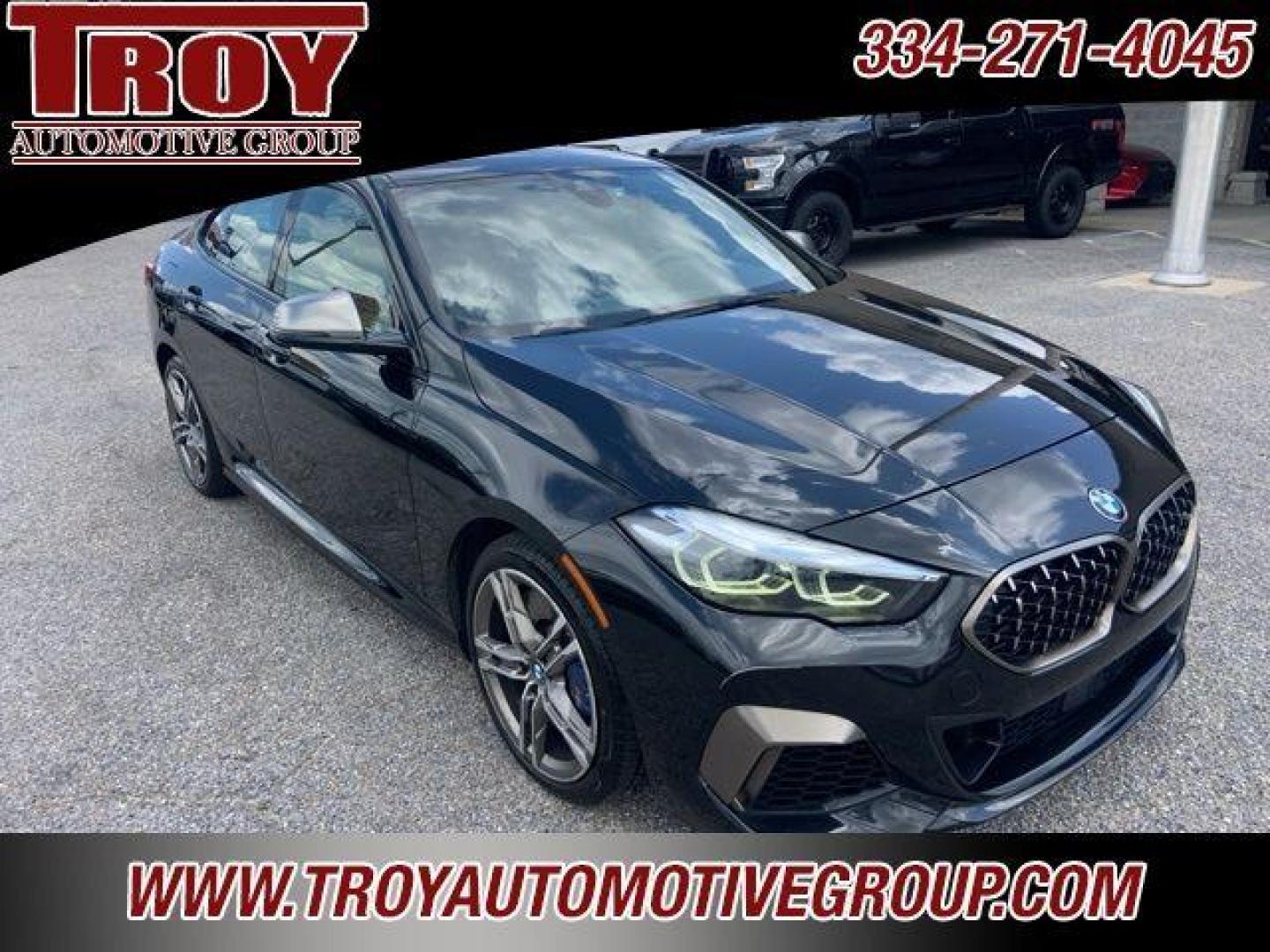 2020 Black Sapphire Metallic /Cognac BMW 2 Series M235i Gran Coupe xDrive (WBA13AL06L7) with an 2.0L 4-Cylinder engine, Automatic transmission, located at 6812 Atlanta Hwy, Montgomery, AL, 36117, (334) 271-4045, 32.382118, -86.178673 - Photo#7