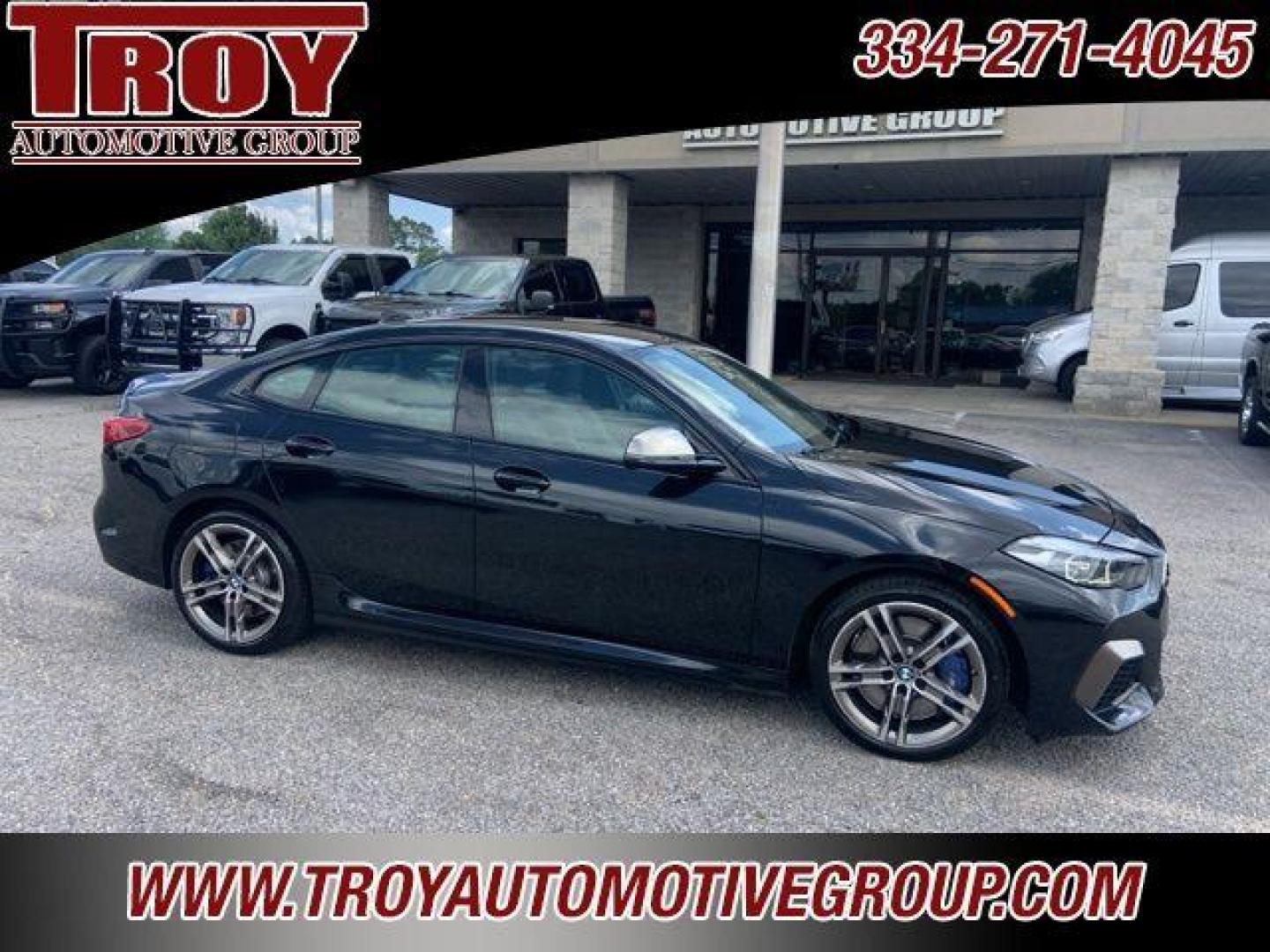 2020 Black Sapphire Metallic /Cognac BMW 2 Series M235i Gran Coupe xDrive (WBA13AL06L7) with an 2.0L 4-Cylinder engine, Automatic transmission, located at 6812 Atlanta Hwy, Montgomery, AL, 36117, (334) 271-4045, 32.382118, -86.178673 - Photo#9