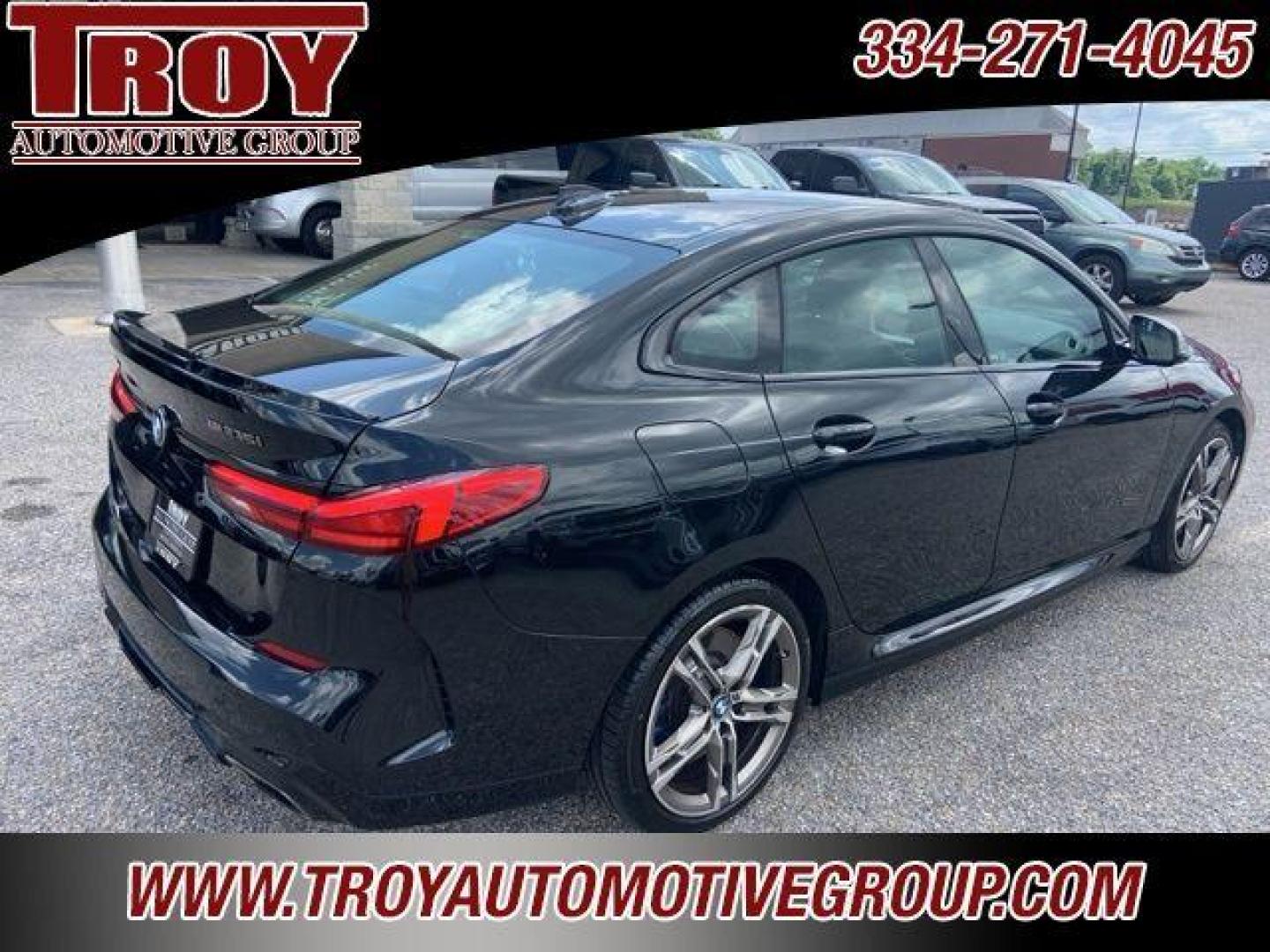 2020 Black Sapphire Metallic /Cognac BMW 2 Series M235i Gran Coupe xDrive (WBA13AL06L7) with an 2.0L 4-Cylinder engine, Automatic transmission, located at 6812 Atlanta Hwy, Montgomery, AL, 36117, (334) 271-4045, 32.382118, -86.178673 - Photo#10