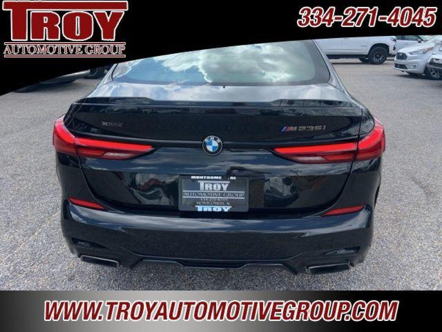 2020 Black Sapphire Metallic /Cognac BMW 2 Series M235i Gran Coupe xDrive (WBA13AL06L7) with an 2.0L 4-Cylinder engine, Automatic transmission, located at 6812 Atlanta Hwy, Montgomery, AL, 36117, (334) 271-4045, 32.382118, -86.178673 - Photo#12