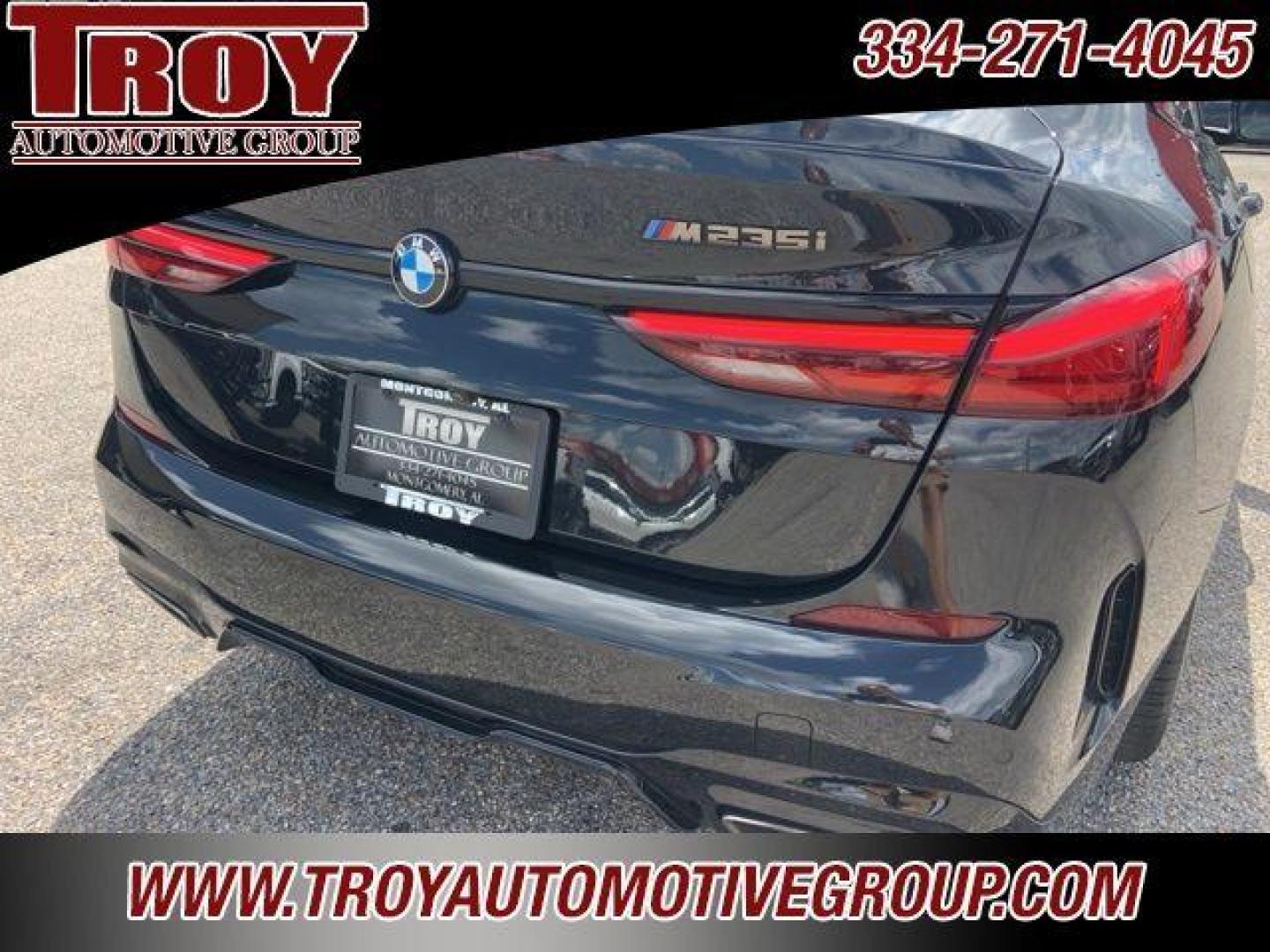 2020 Black Sapphire Metallic /Cognac BMW 2 Series M235i Gran Coupe xDrive (WBA13AL06L7) with an 2.0L 4-Cylinder engine, Automatic transmission, located at 6812 Atlanta Hwy, Montgomery, AL, 36117, (334) 271-4045, 32.382118, -86.178673 - Photo#23