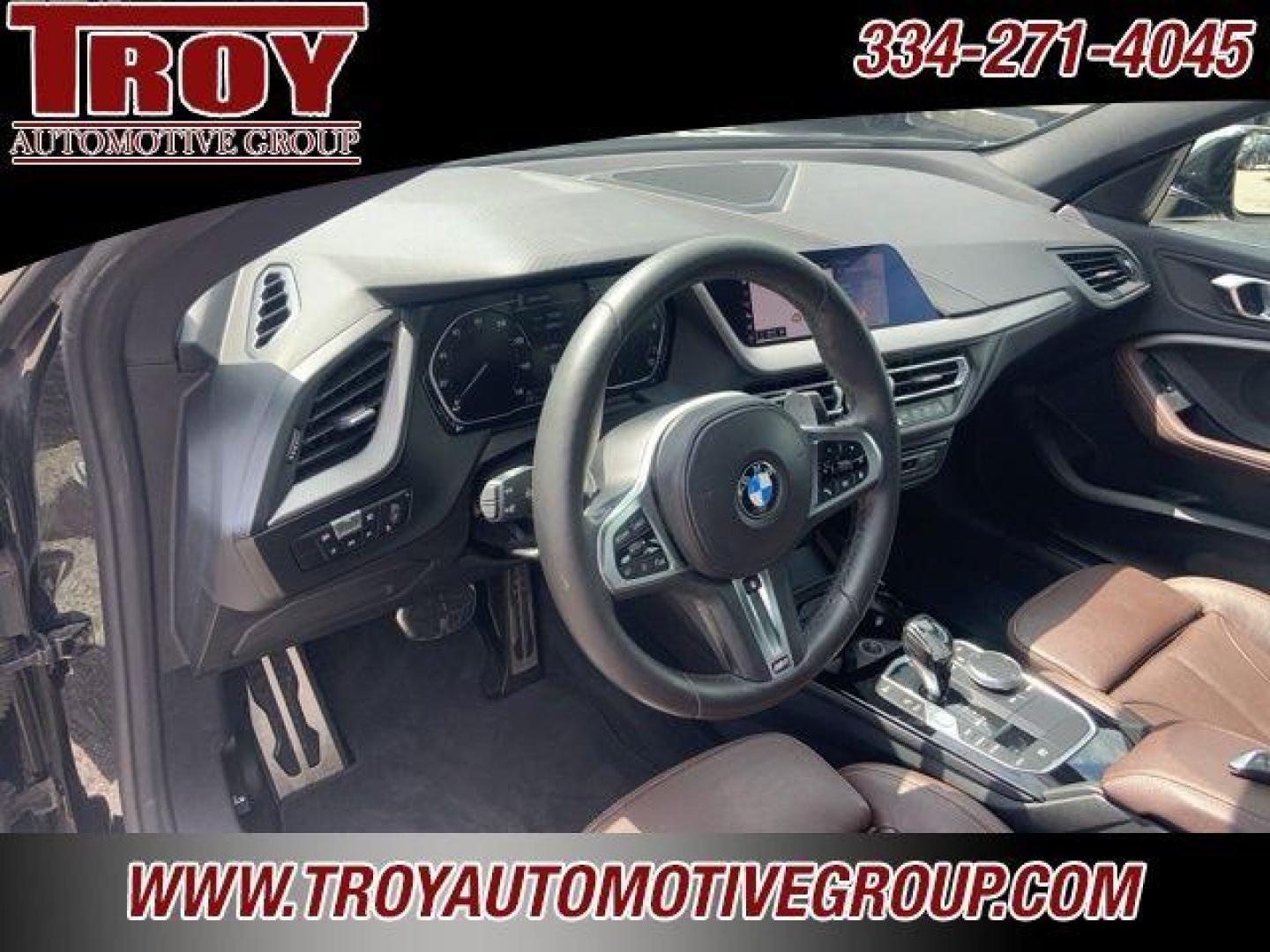 2020 Black Sapphire Metallic /Cognac BMW 2 Series M235i Gran Coupe xDrive (WBA13AL06L7) with an 2.0L 4-Cylinder engine, Automatic transmission, located at 6812 Atlanta Hwy, Montgomery, AL, 36117, (334) 271-4045, 32.382118, -86.178673 - Photo#40