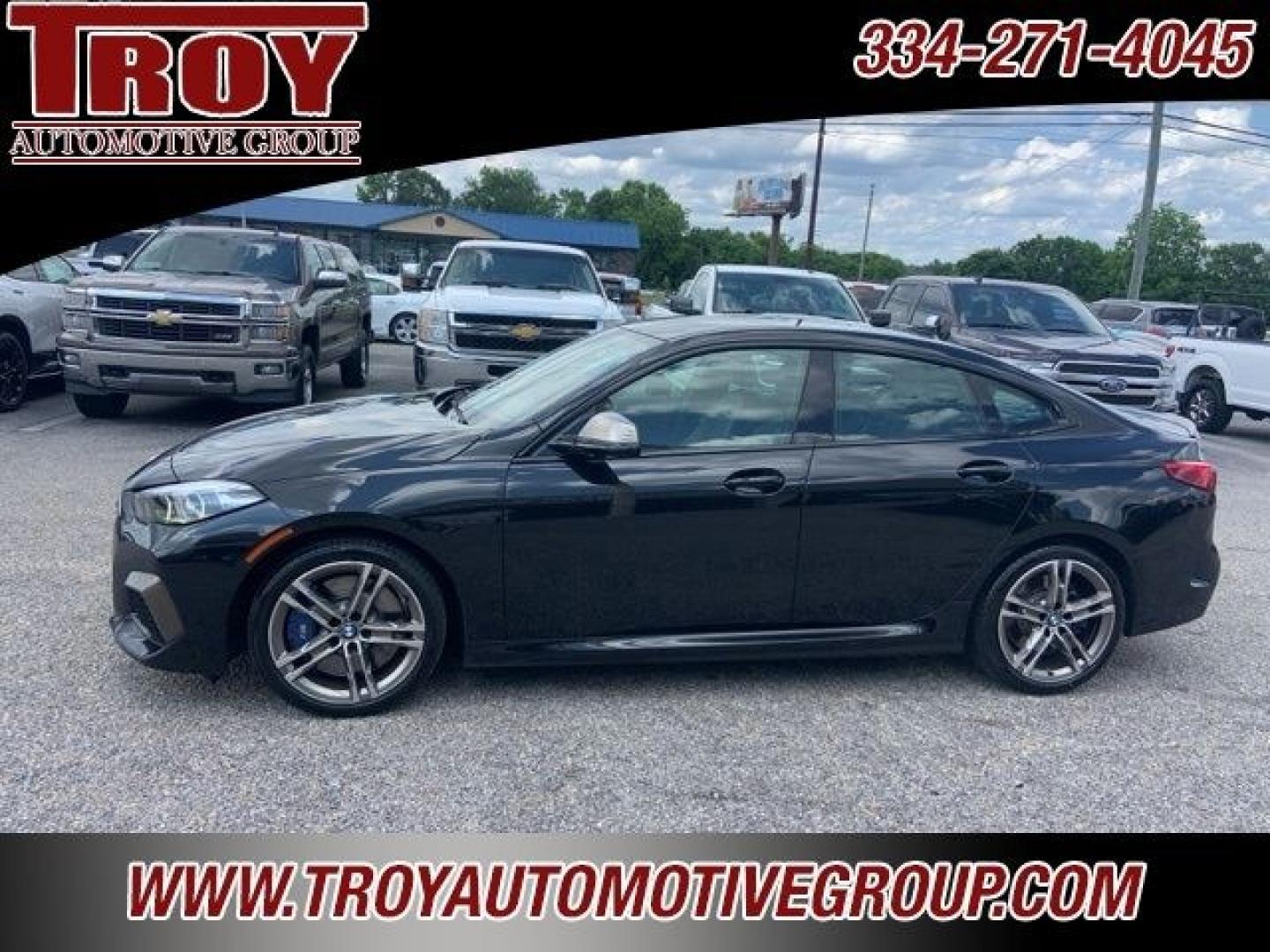2020 Black Sapphire Metallic /Cognac BMW 2 Series M235i Gran Coupe xDrive (WBA13AL06L7) with an 2.0L 4-Cylinder engine, Automatic transmission, located at 6812 Atlanta Hwy, Montgomery, AL, 36117, (334) 271-4045, 32.382118, -86.178673 - 1-Owner!!<br>2-Master Keys!!- Photo#2