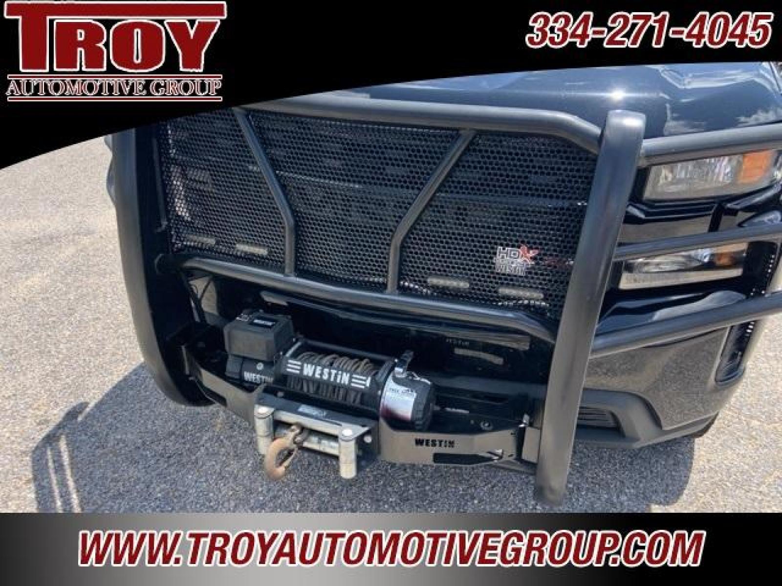 2021 Black /Jet Black Chevrolet Silverado 1500 Custom Trail Boss (3GCPYCEF1MG) with an EcoTec3 5.3L V8 engine, Automatic transmission, located at 6812 Atlanta Hwy, Montgomery, AL, 36117, (334) 271-4045, 32.382118, -86.178673 - 1-Owner!!<br>Full Police Package Truck!!<br>Lights-Sirens-CB!!<br>HDX Brush Guard!!<br>Winch!!<br>Flip Up Bedcover!! - Photo #30