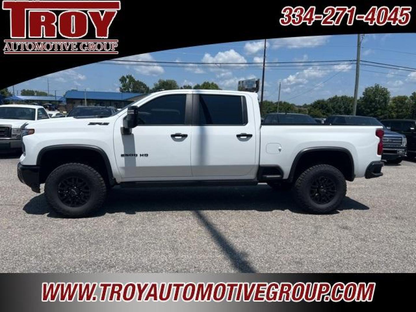 2024 Summit White /Jet Black/Graystone Chevrolet Silverado 2500HD ZR2 (1GC4YYEY3RF) with an Duramax 6.6L V8 Turbodiesel engine, Automatic transmission, located at 6812 Atlanta Hwy, Montgomery, AL, 36117, (334) 271-4045, 32.382118, -86.178673 - Photo#6
