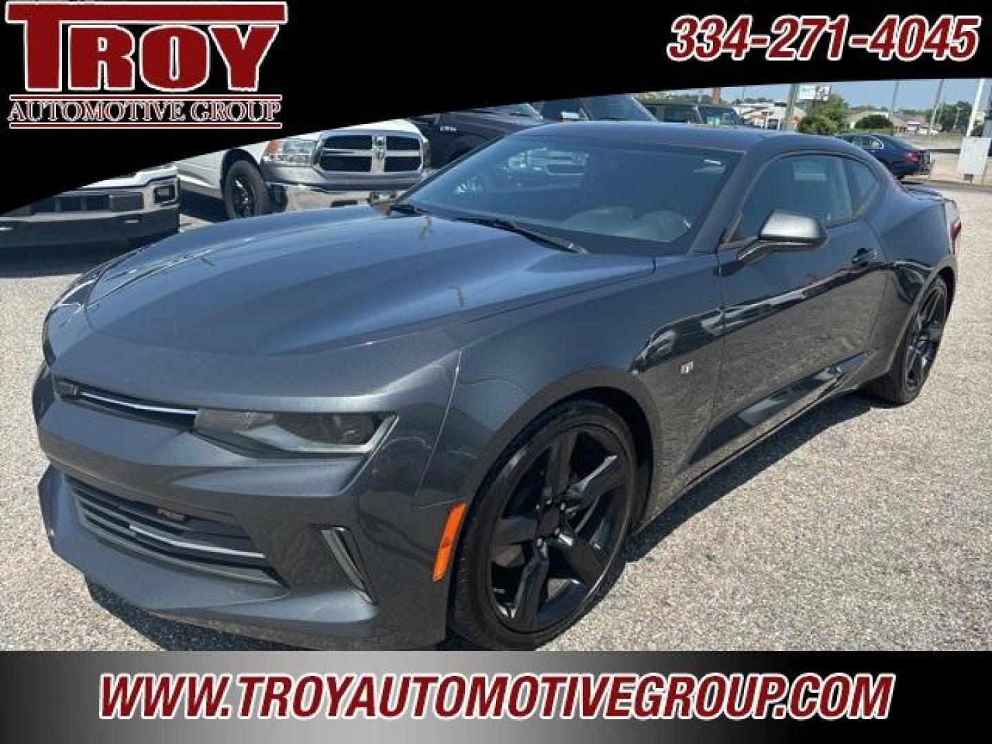 2018 Nightfall Gray Metallic /Jet Black Chevrolet Camaro 1LT (1G1FB1RS1J0) with an 3.6L V6 DI engine, Automatic transmission, located at 6812 Atlanta Hwy, Montgomery, AL, 36117, (334) 271-4045, 32.382118, -86.178673 - Photo#3