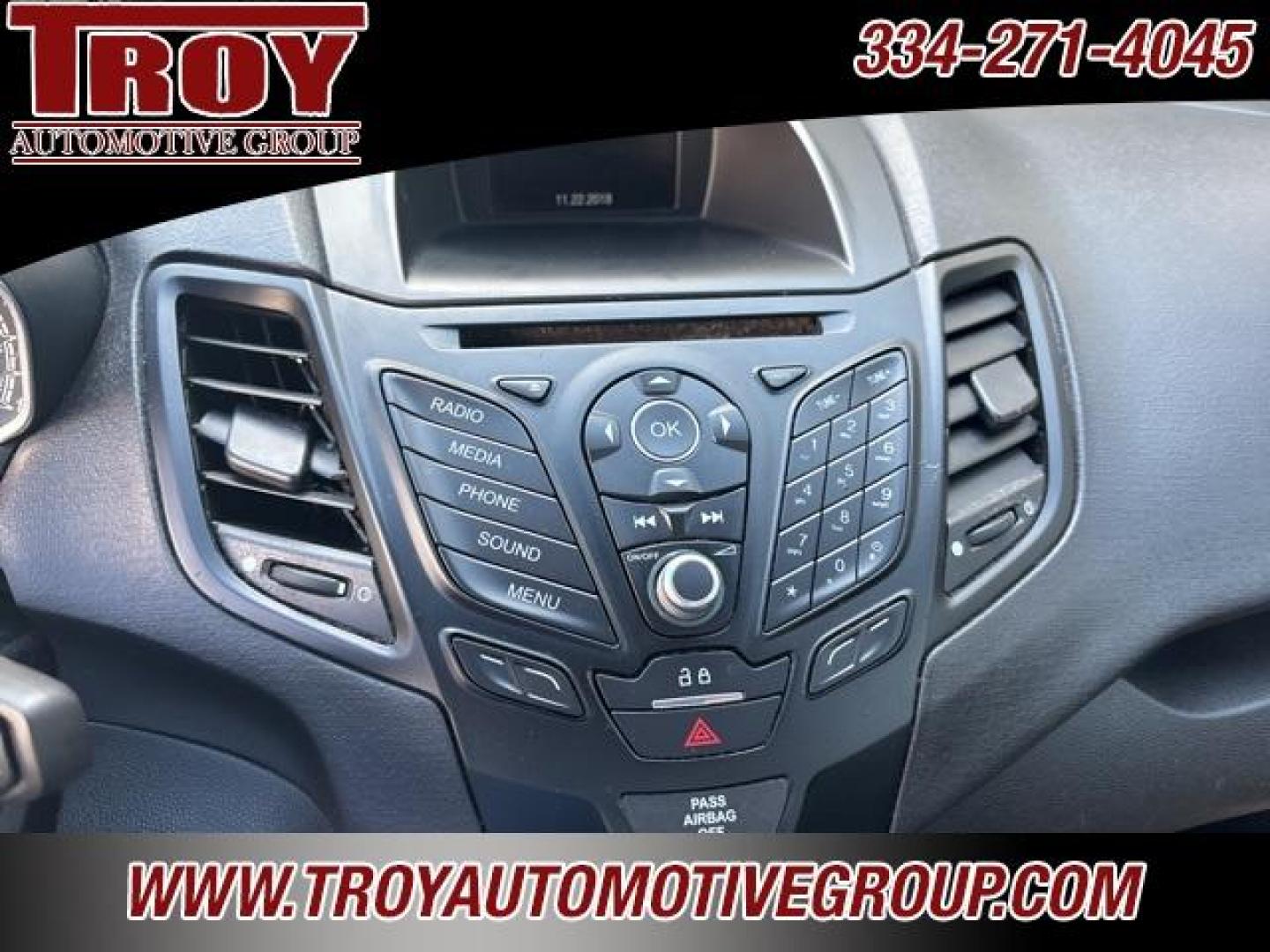 2019 Shadow Black /Charcoal Black Ford Fiesta SE (3FADP4BJ8KM) with an 1.6L I4 Ti-VCT engine, Automatic transmission, located at 6812 Atlanta Hwy, Montgomery, AL, 36117, (334) 271-4045, 32.382118, -86.178673 - Photo#33
