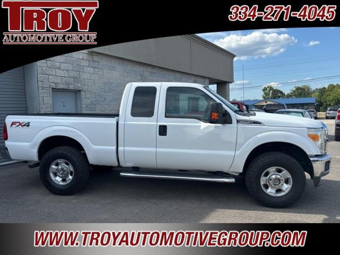 2012 Oxford White /Steel Ford F-250SD XLT (1FT7X2B68CE) with an 6.2L V8 EFI SOHC 16V Flex Fuel engine, Automatic transmission, located at 6812 Atlanta Hwy, Montgomery, AL, 36117, (334) 271-4045, 32.382118, -86.178673 - Photo#0