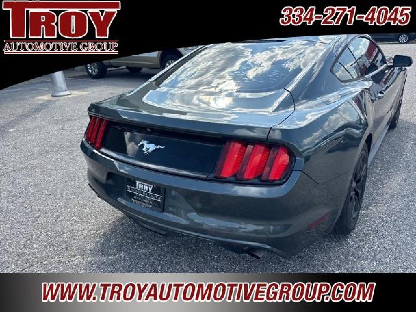 2016 Magnetic Metallic /Ebony Ford Mustang (1FA6P8TH2G5) with an EcoBoost 2.3L I4 GTDi DOHC Turbocharged VCT engine, Automatic transmission, located at 6812 Atlanta Hwy, Montgomery, AL, 36117, (334) 271-4045, 32.382118, -86.178673 - Magnetic Metallic 2016 Ford Mustang RWD EcoBoost 2.3L I4 GTDi DOHC Turbocharged VCT 6-Speed Automatic<br><br>Financing Available---Top Value for Trades.<br><br>22/31 City/Highway MPG<br><br><br>Awards:<br> * 2016 KBB.com 10 Coolest New Cars Under $25,000 * 2016 KBB.com Brand Image Awards - Photo#11