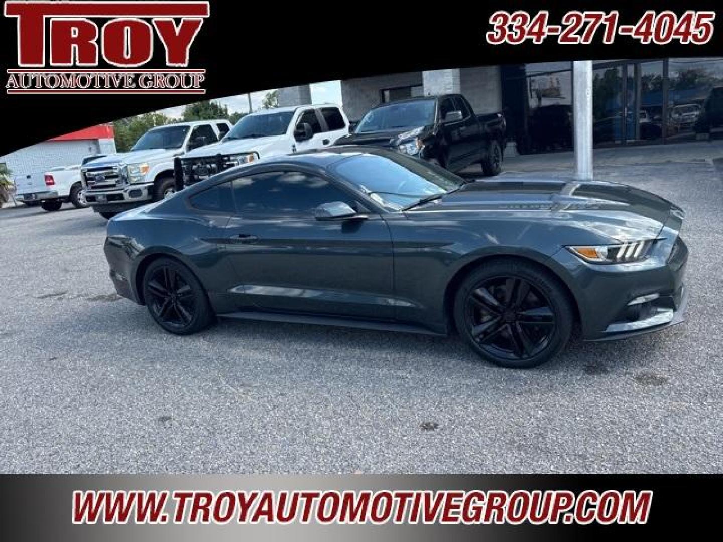2016 Magnetic Metallic /Ebony Ford Mustang (1FA6P8TH2G5) with an EcoBoost 2.3L I4 GTDi DOHC Turbocharged VCT engine, Automatic transmission, located at 6812 Atlanta Hwy, Montgomery, AL, 36117, (334) 271-4045, 32.382118, -86.178673 - Magnetic Metallic 2016 Ford Mustang RWD EcoBoost 2.3L I4 GTDi DOHC Turbocharged VCT 6-Speed Automatic<br><br>Financing Available---Top Value for Trades.<br><br>22/31 City/Highway MPG<br><br><br>Awards:<br> * 2016 KBB.com 10 Coolest New Cars Under $25,000 * 2016 KBB.com Brand Image Awards - Photo#7