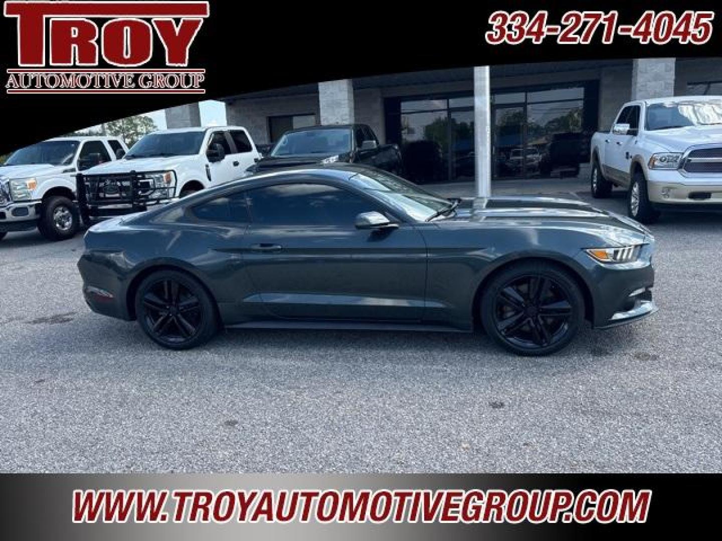 2016 Magnetic Metallic /Ebony Ford Mustang (1FA6P8TH2G5) with an EcoBoost 2.3L I4 GTDi DOHC Turbocharged VCT engine, Automatic transmission, located at 6812 Atlanta Hwy, Montgomery, AL, 36117, (334) 271-4045, 32.382118, -86.178673 - Magnetic Metallic 2016 Ford Mustang RWD EcoBoost 2.3L I4 GTDi DOHC Turbocharged VCT 6-Speed Automatic<br><br>Financing Available---Top Value for Trades.<br><br>22/31 City/Highway MPG<br><br><br>Awards:<br> * 2016 KBB.com 10 Coolest New Cars Under $25,000 * 2016 KBB.com Brand Image Awards - Photo#8