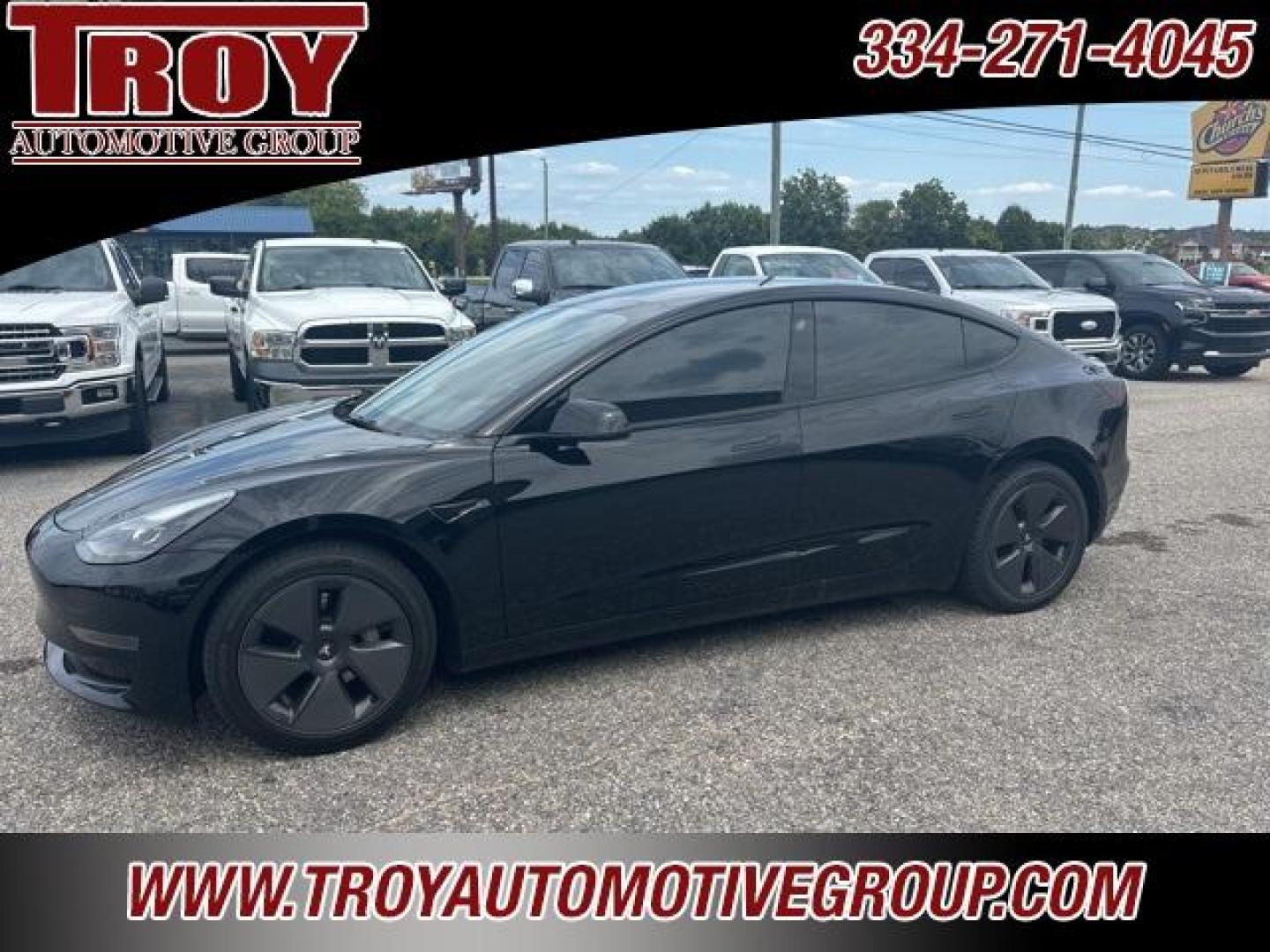 2022 Solid Black /Black Tesla Model 3 Base (5YJ3E1EA1NF) with an Electric Motor engine, Automatic transmission, located at 6812 Atlanta Hwy, Montgomery, AL, 36117, (334) 271-4045, 32.382118, -86.178673 - 1-Owner!!<br>Navigation!!<br>Tinted Windows!<br>2-Keys!!<br> - Photo#2