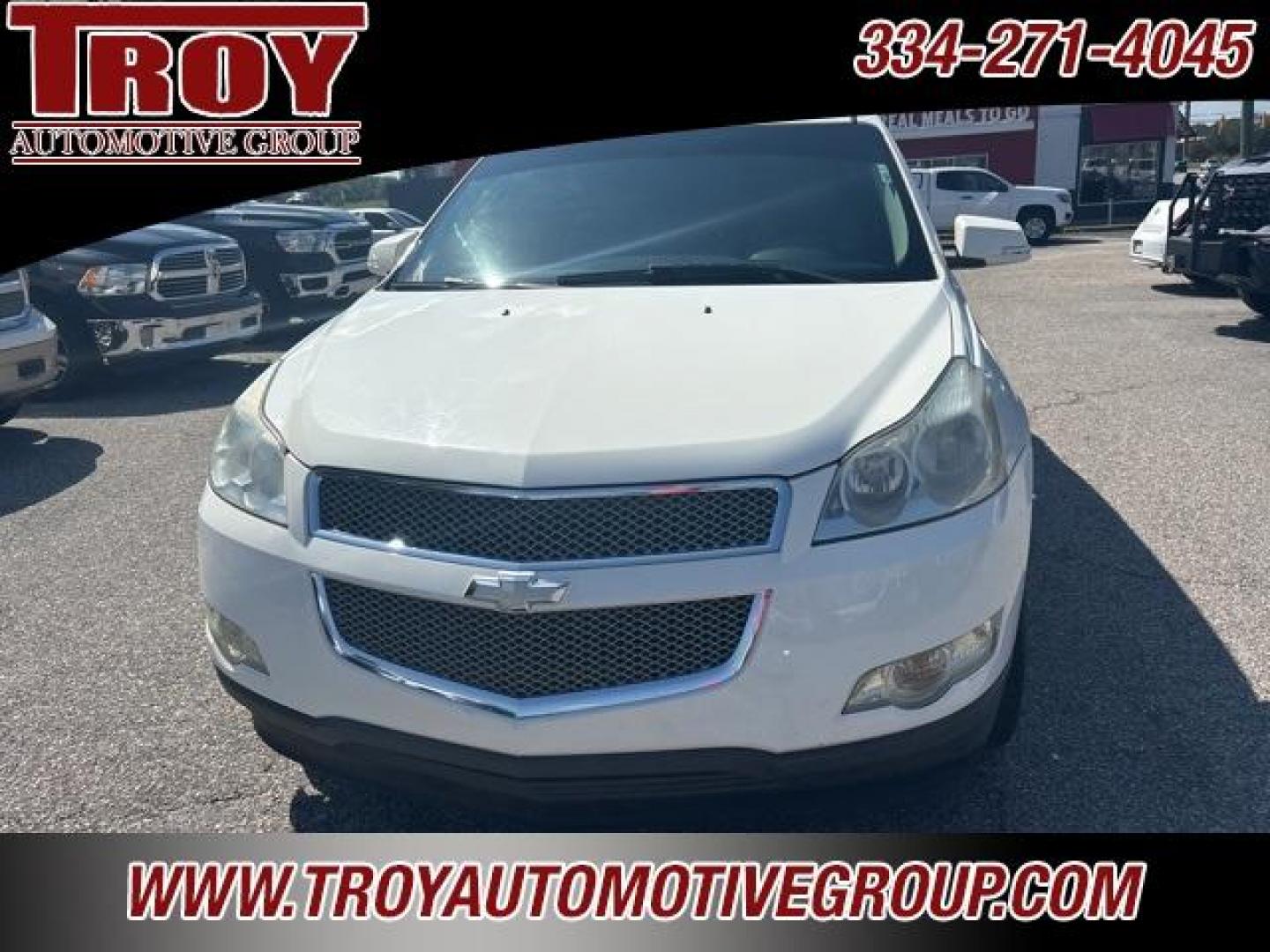 2012 White /Light Gray Chevrolet Traverse LTZ (1GNKVLED3CJ) with an 3.6L V6 SIDI engine, Automatic transmission, located at 6812 Atlanta Hwy, Montgomery, AL, 36117, (334) 271-4045, 32.382118, -86.178673 - Photo#12