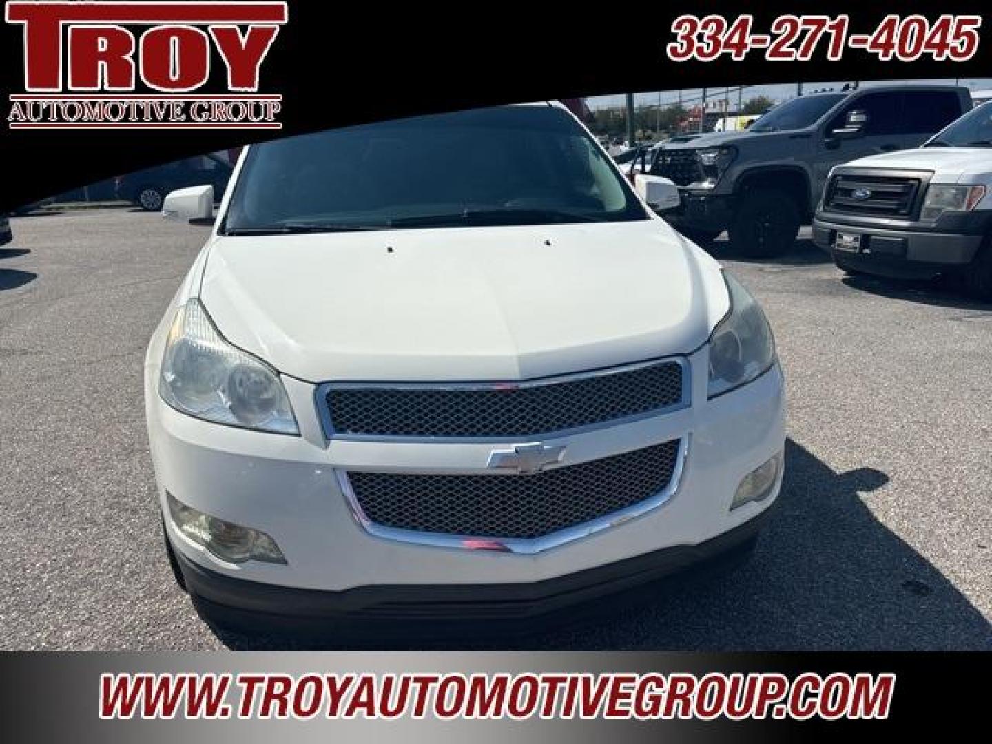 2012 White /Light Gray Chevrolet Traverse LTZ (1GNKVLED3CJ) with an 3.6L V6 SIDI engine, Automatic transmission, located at 6812 Atlanta Hwy, Montgomery, AL, 36117, (334) 271-4045, 32.382118, -86.178673 - Photo#13