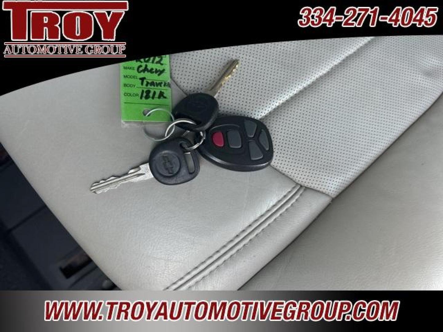 2012 White /Light Gray Chevrolet Traverse LTZ (1GNKVLED3CJ) with an 3.6L V6 SIDI engine, Automatic transmission, located at 6812 Atlanta Hwy, Montgomery, AL, 36117, (334) 271-4045, 32.382118, -86.178673 - Photo#22