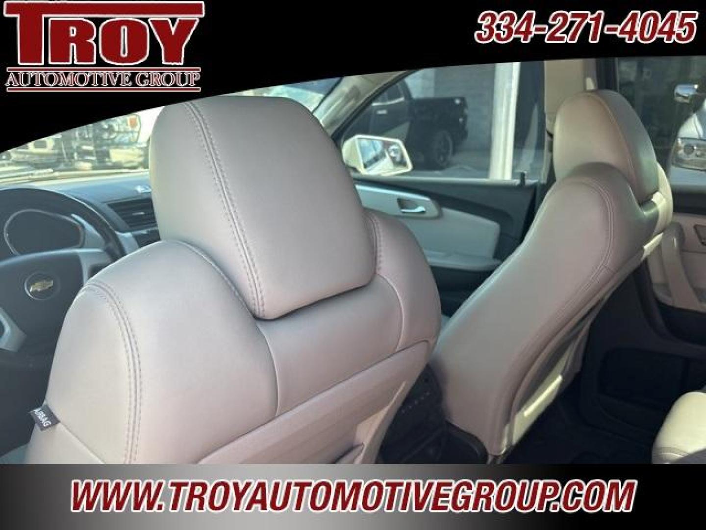 2012 White /Light Gray Chevrolet Traverse LTZ (1GNKVLED3CJ) with an 3.6L V6 SIDI engine, Automatic transmission, located at 6812 Atlanta Hwy, Montgomery, AL, 36117, (334) 271-4045, 32.382118, -86.178673 - Photo#26