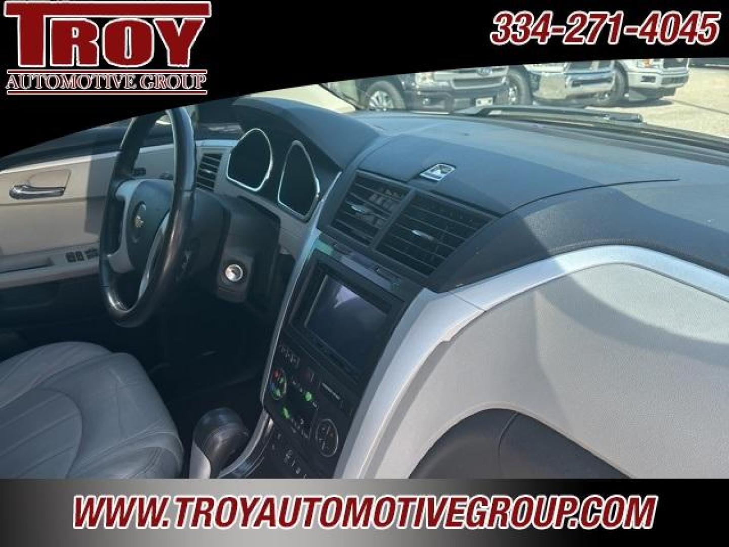 2012 White /Light Gray Chevrolet Traverse LTZ (1GNKVLED3CJ) with an 3.6L V6 SIDI engine, Automatic transmission, located at 6812 Atlanta Hwy, Montgomery, AL, 36117, (334) 271-4045, 32.382118, -86.178673 - Photo#34