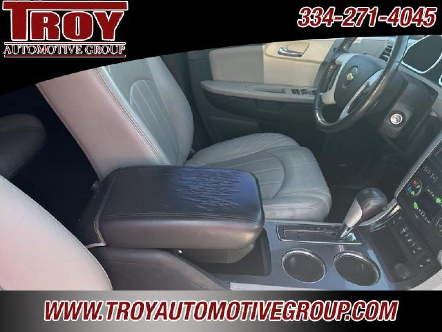 2012 White /Light Gray Chevrolet Traverse LTZ (1GNKVLED3CJ) with an 3.6L V6 SIDI engine, Automatic transmission, located at 6812 Atlanta Hwy, Montgomery, AL, 36117, (334) 271-4045, 32.382118, -86.178673 - Photo#35